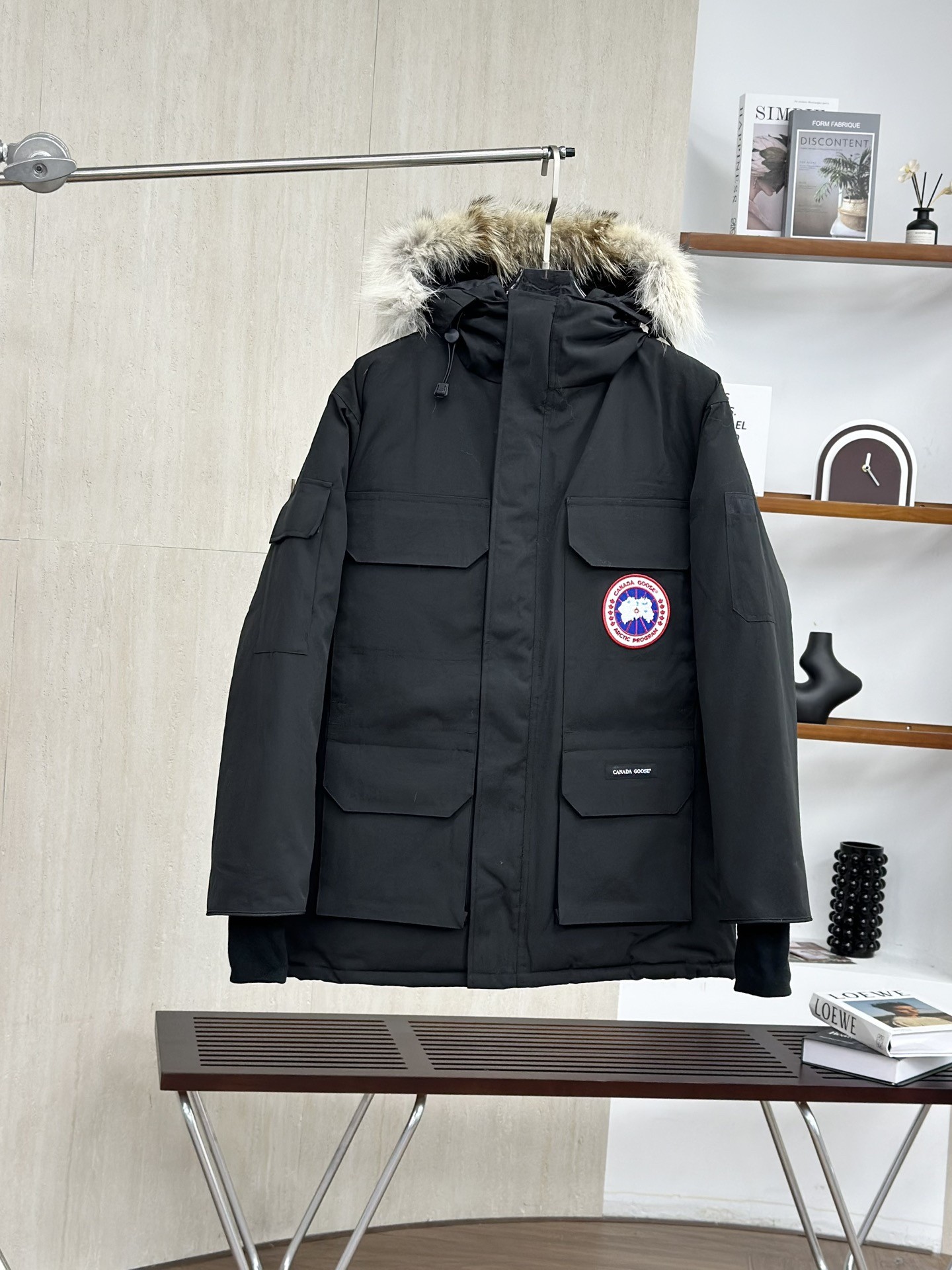 Canada G Down Jacket Puffer Coat Black