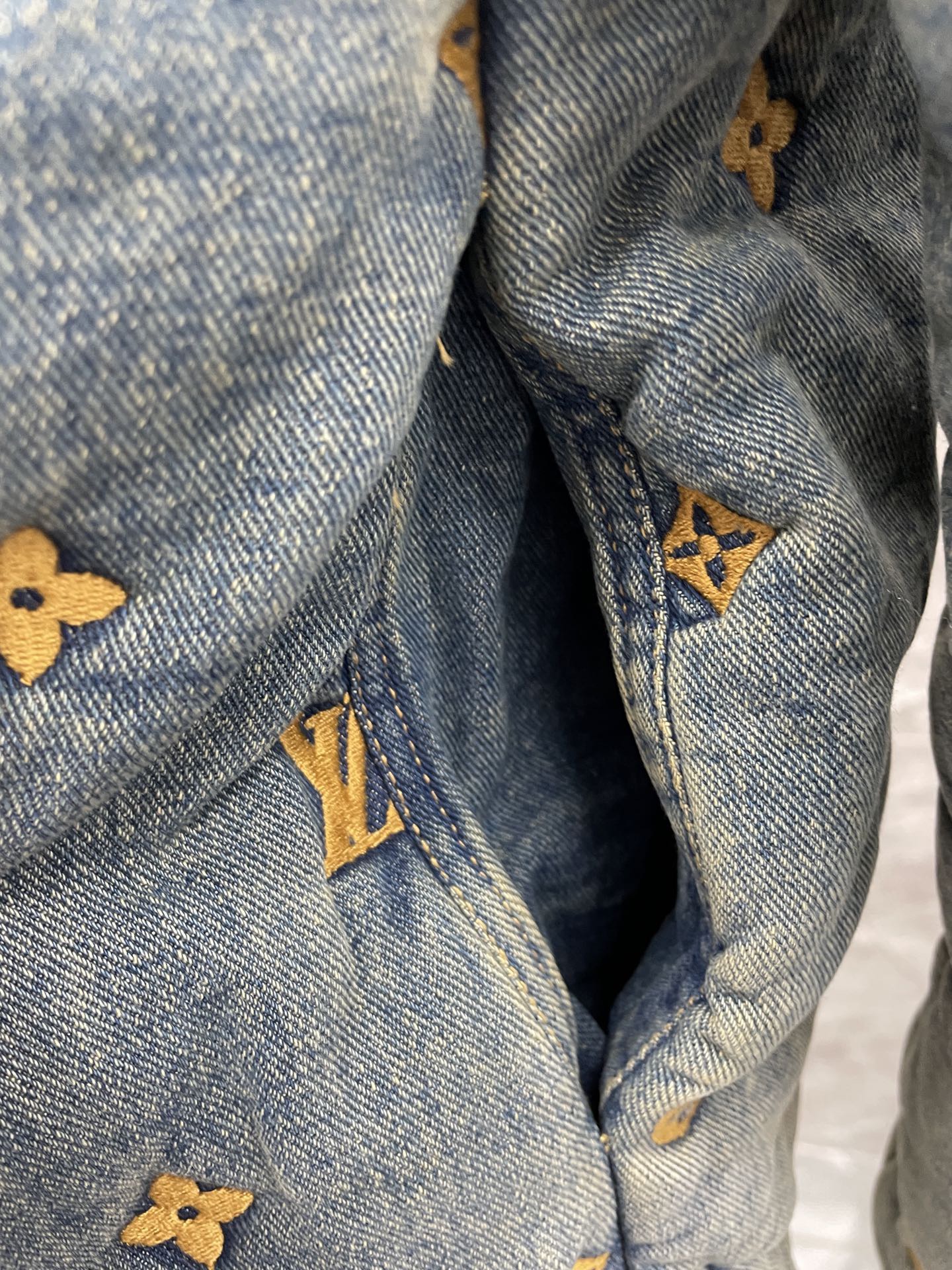 L X V  Embroidered Cotton Jacket