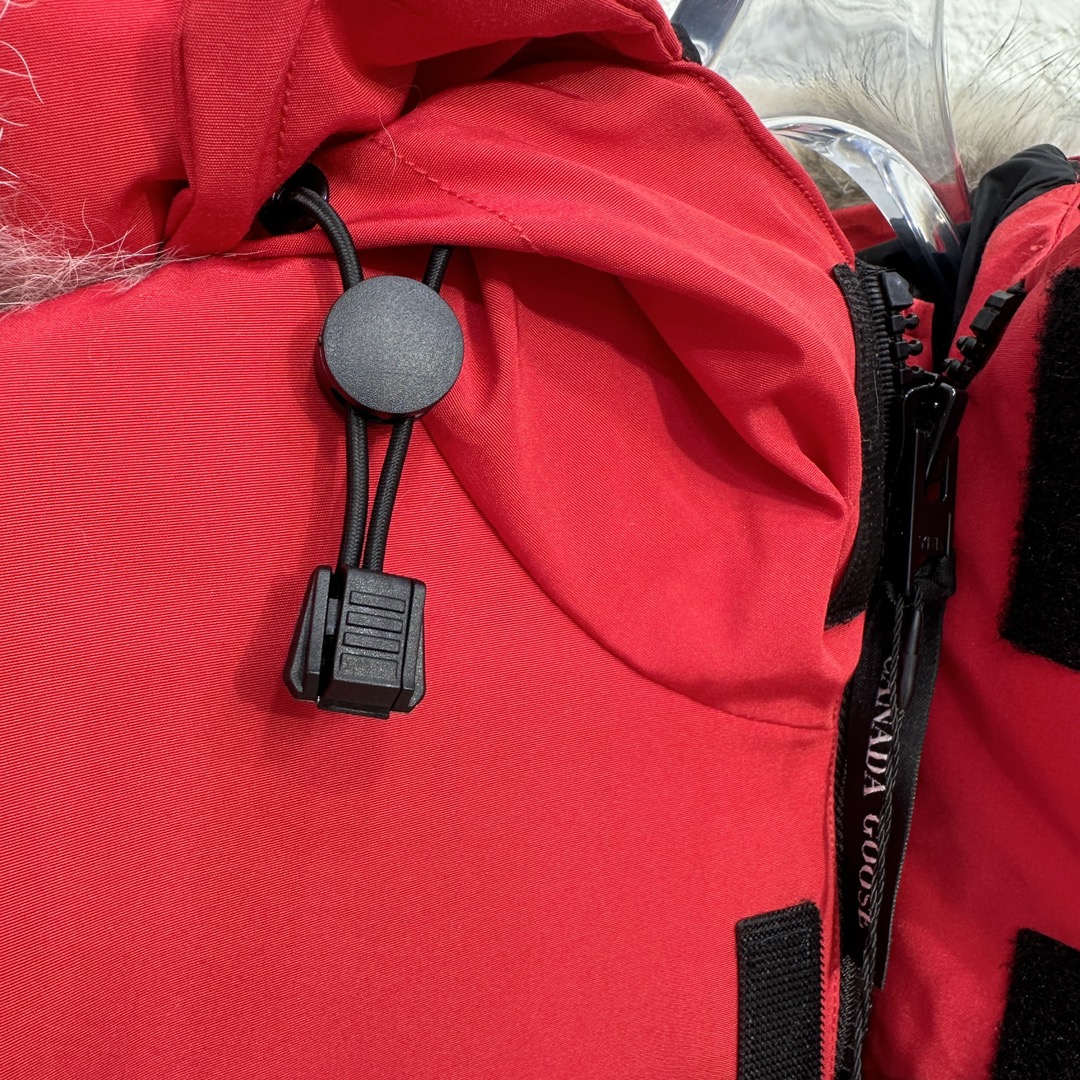 Canada G Down Jacket Puffer Coat Red