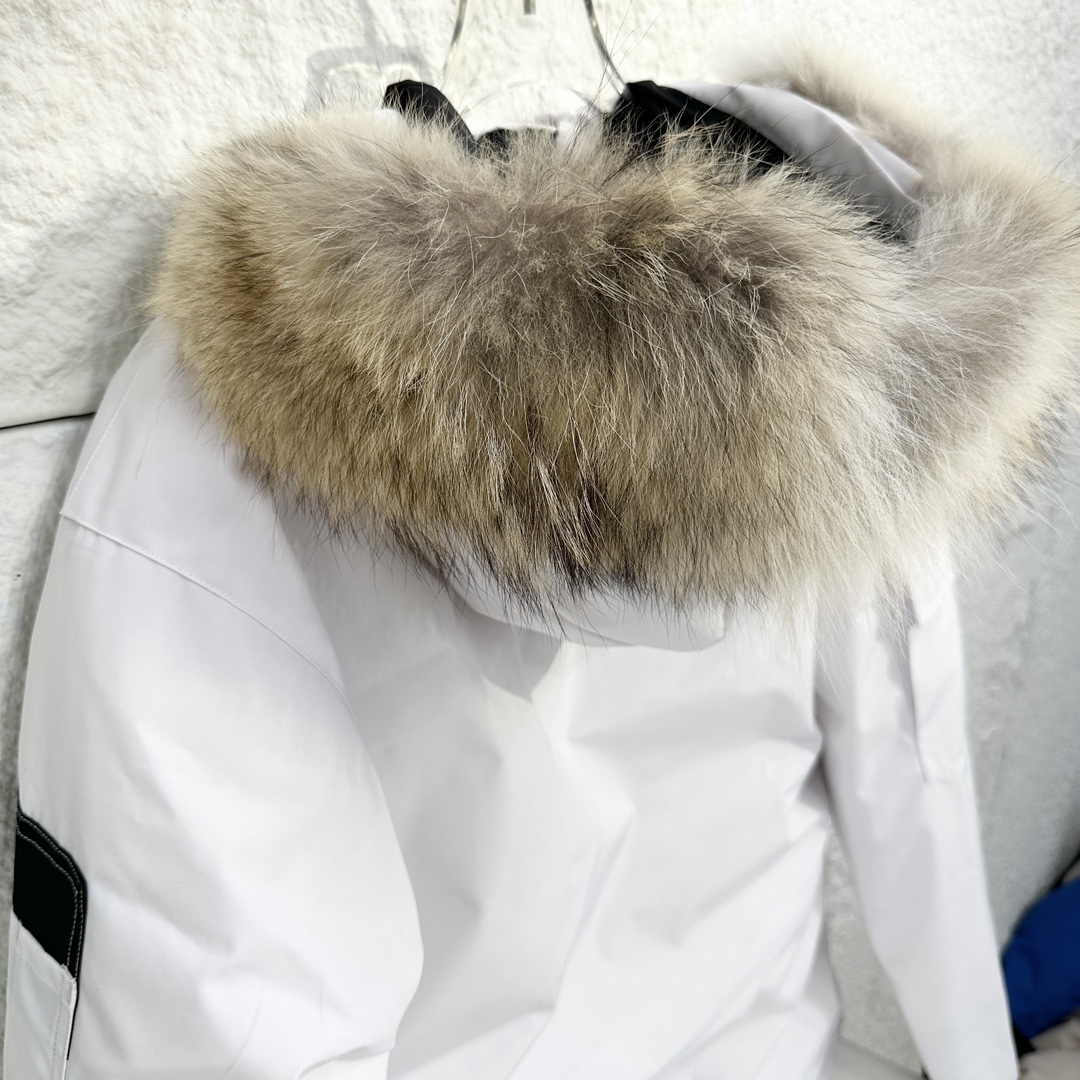 Canada G Down Jacket Puffer Coat White