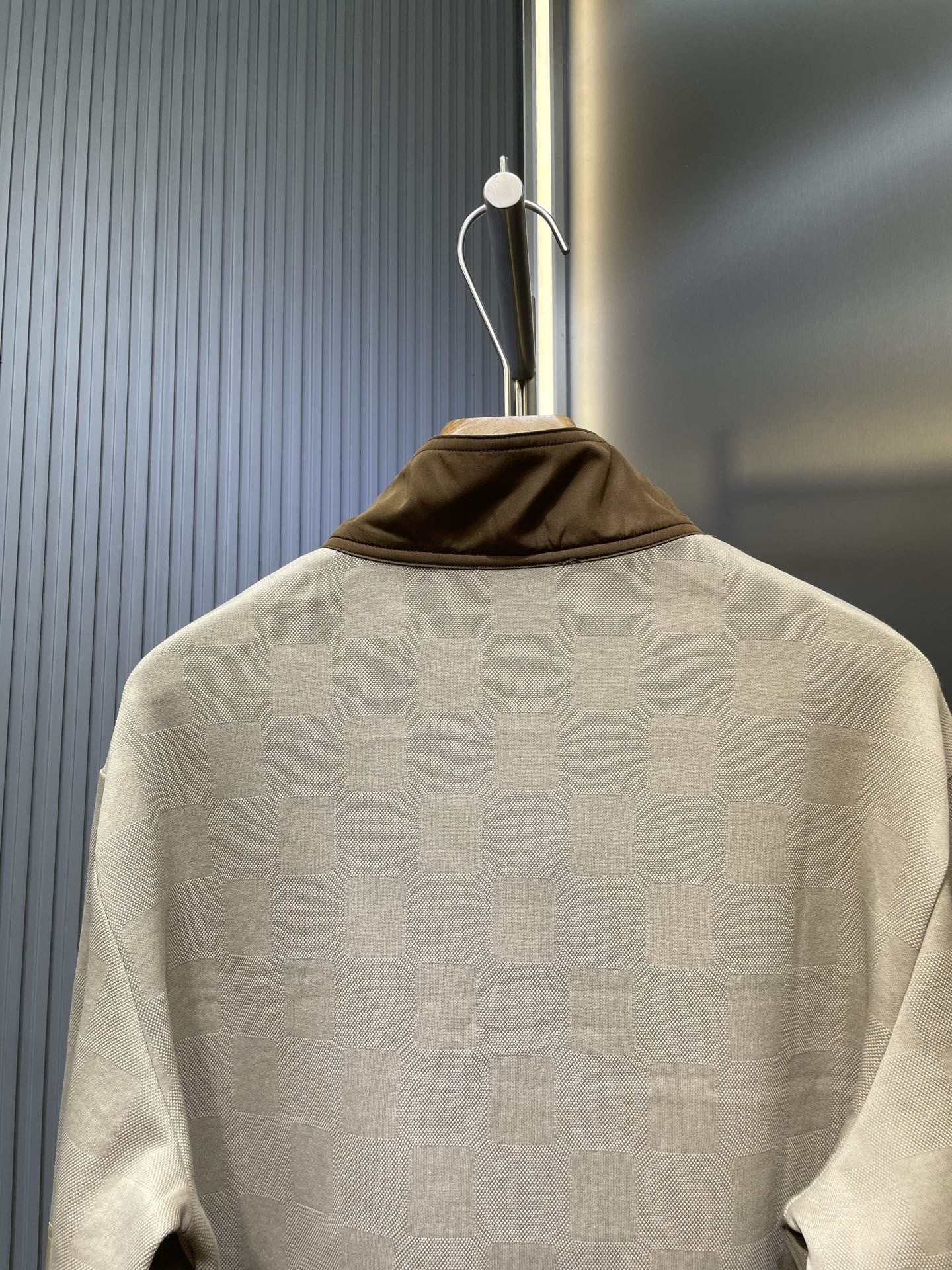 L X V Checkered Half-Zip Workwear Pullover 2025