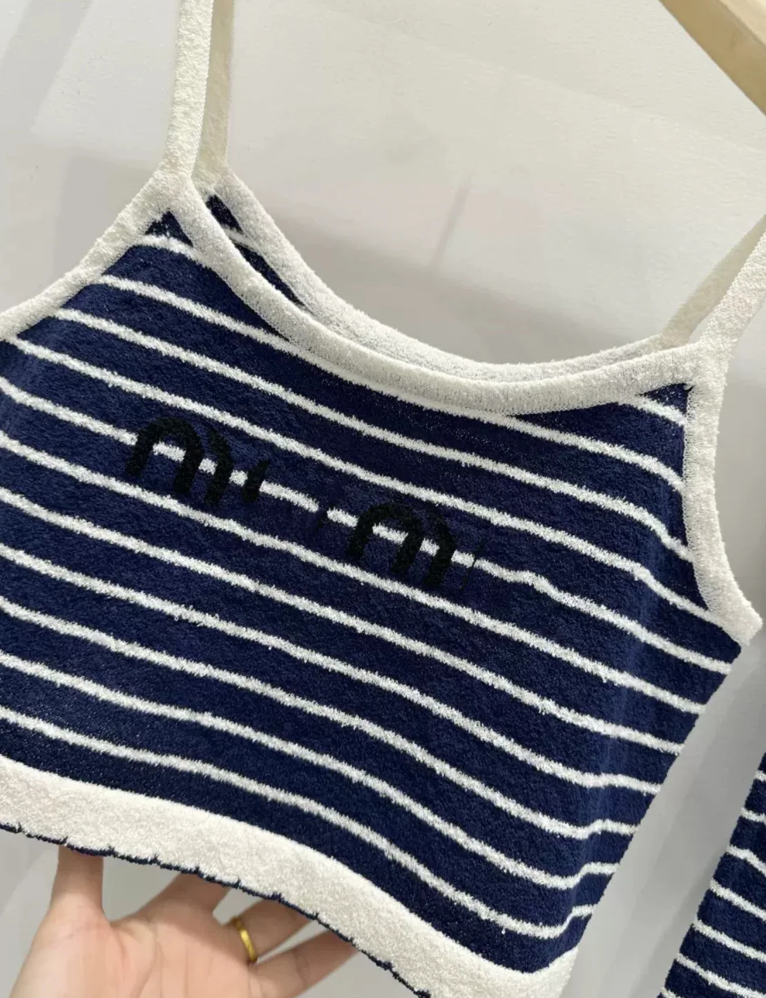Miu Miu set stripes