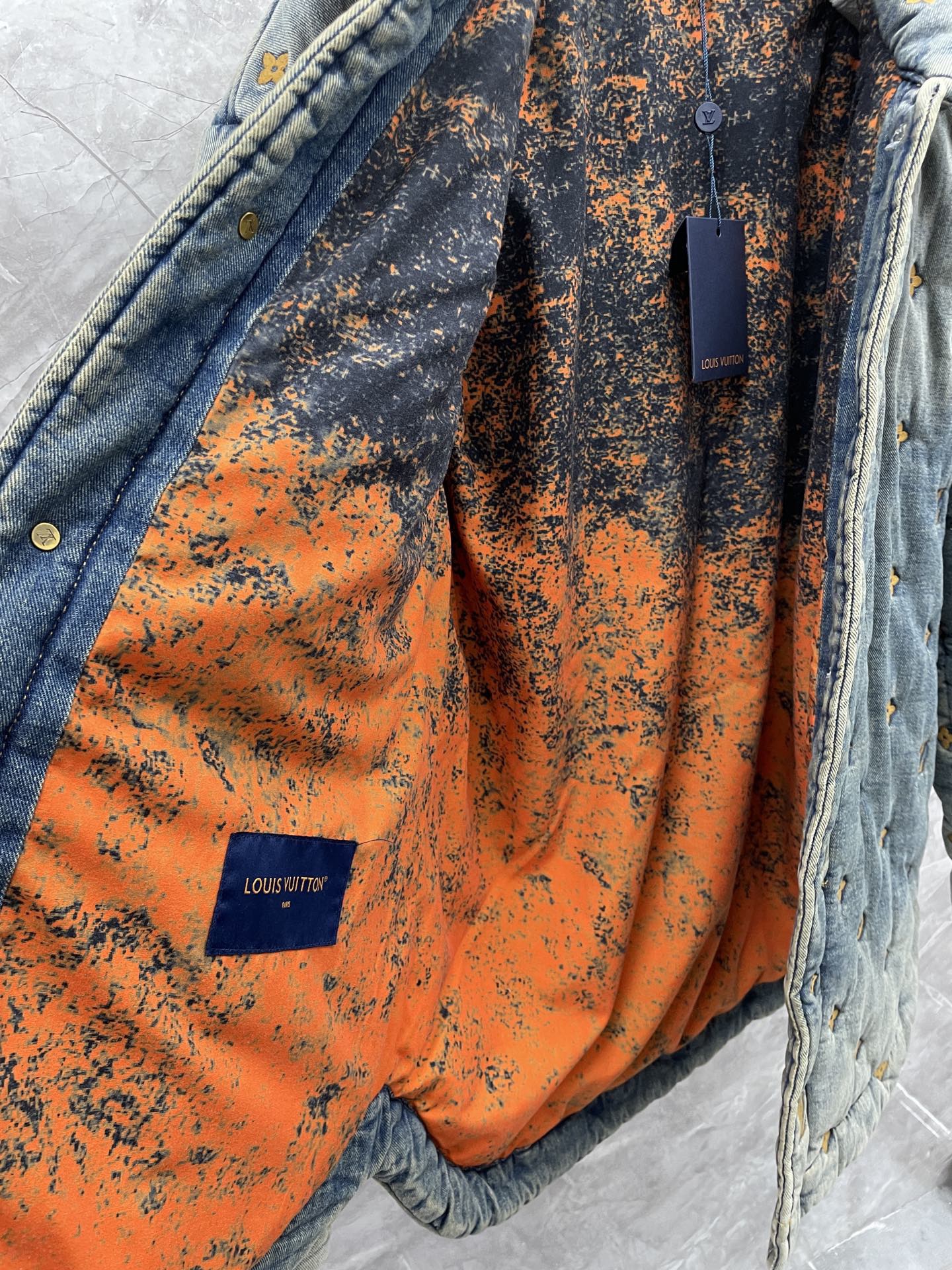 L X V  Embroidered Cotton Jacket