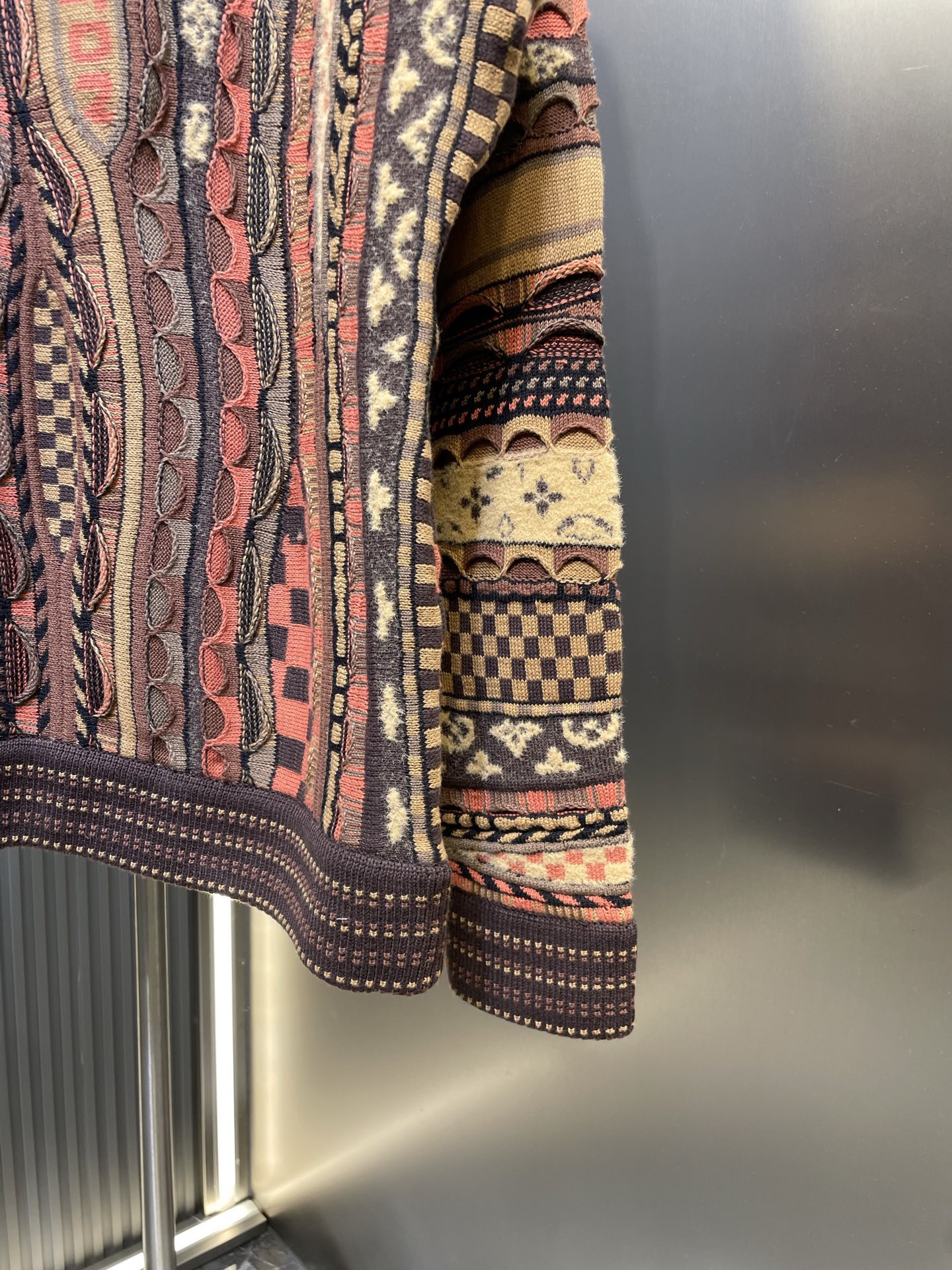 L X V 25FF X Nigo Half-zip turtleneck sweater