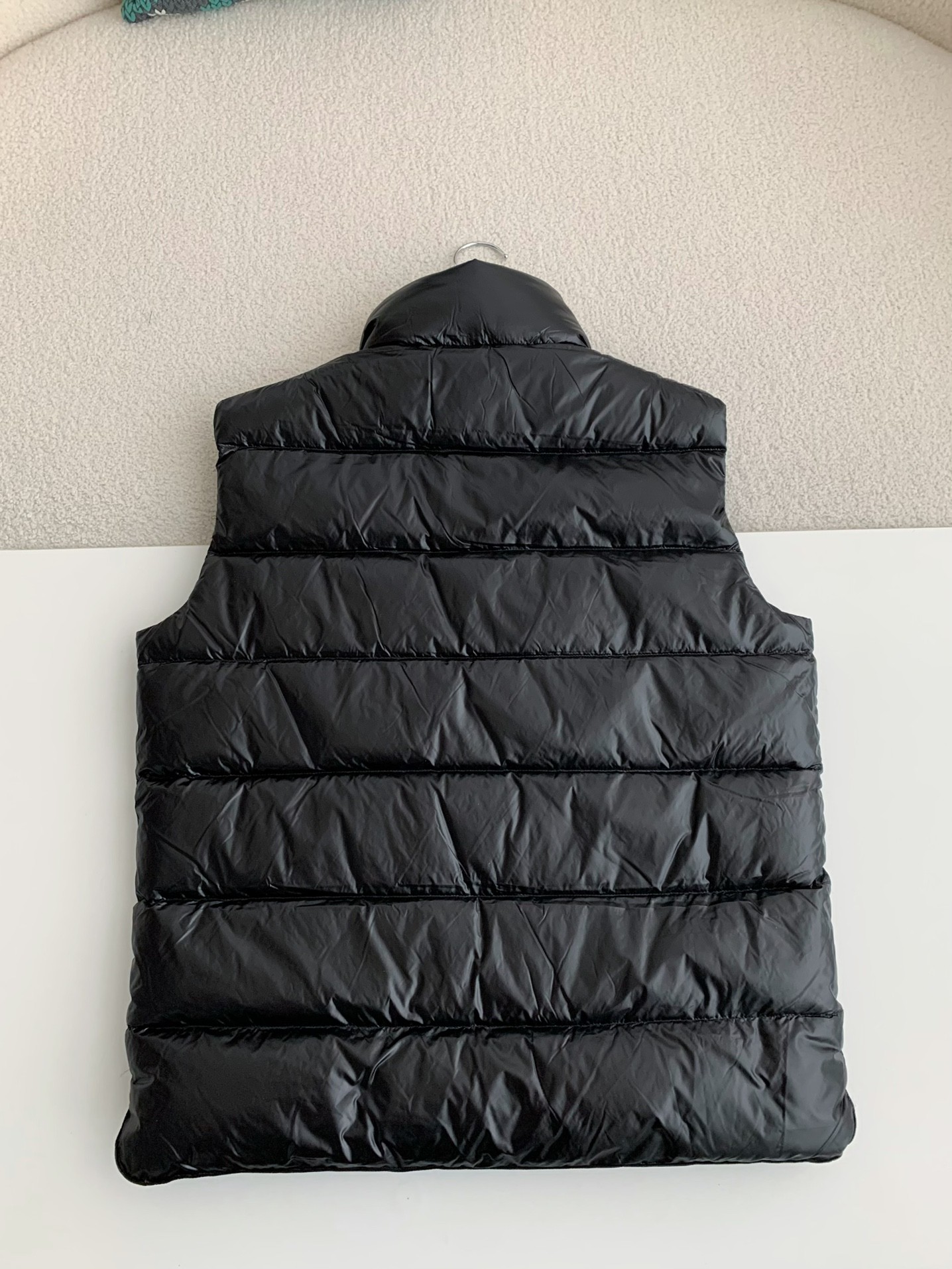 MONC down stand collar vest