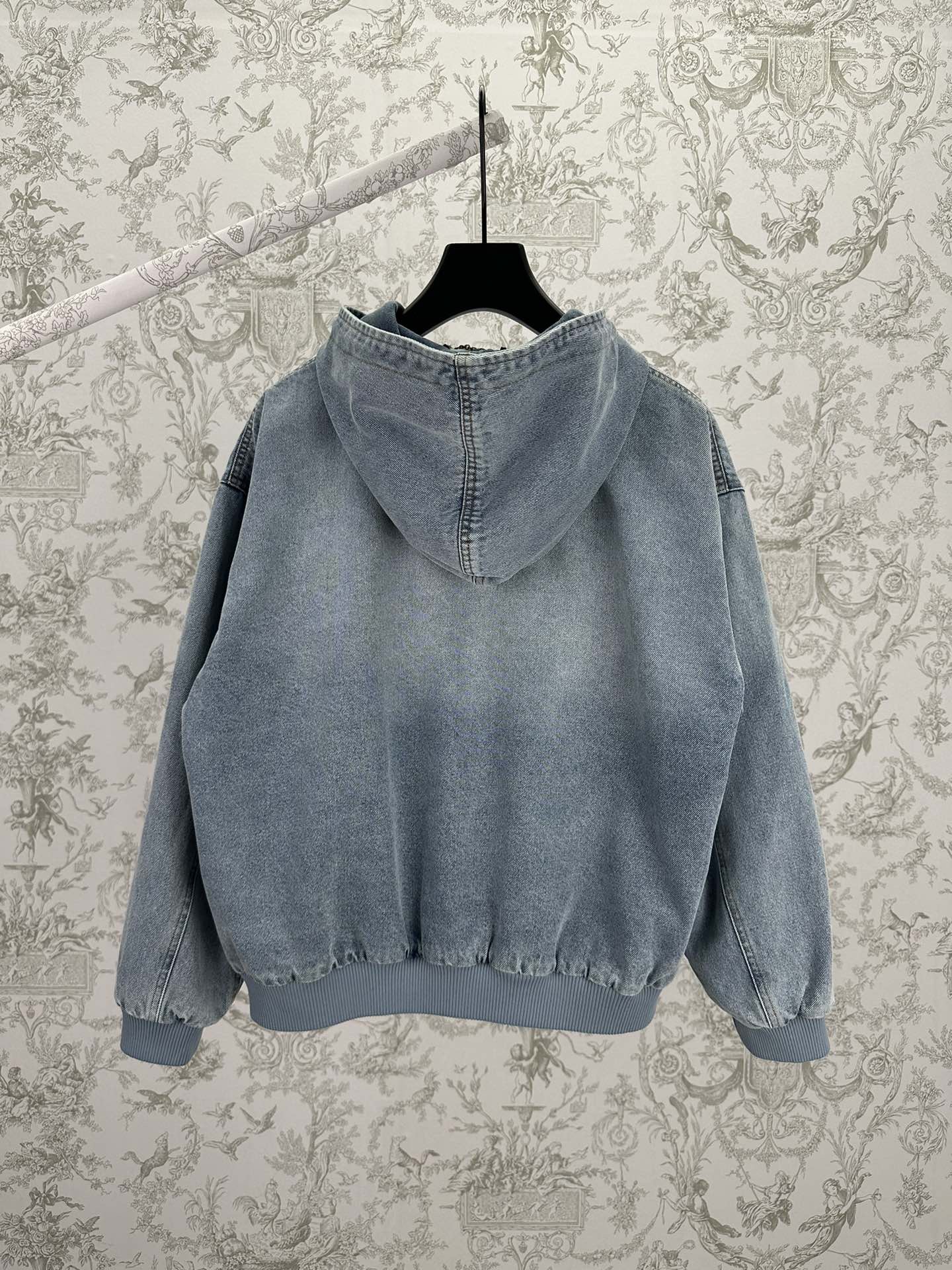 L X V Denim Hooded Jacket