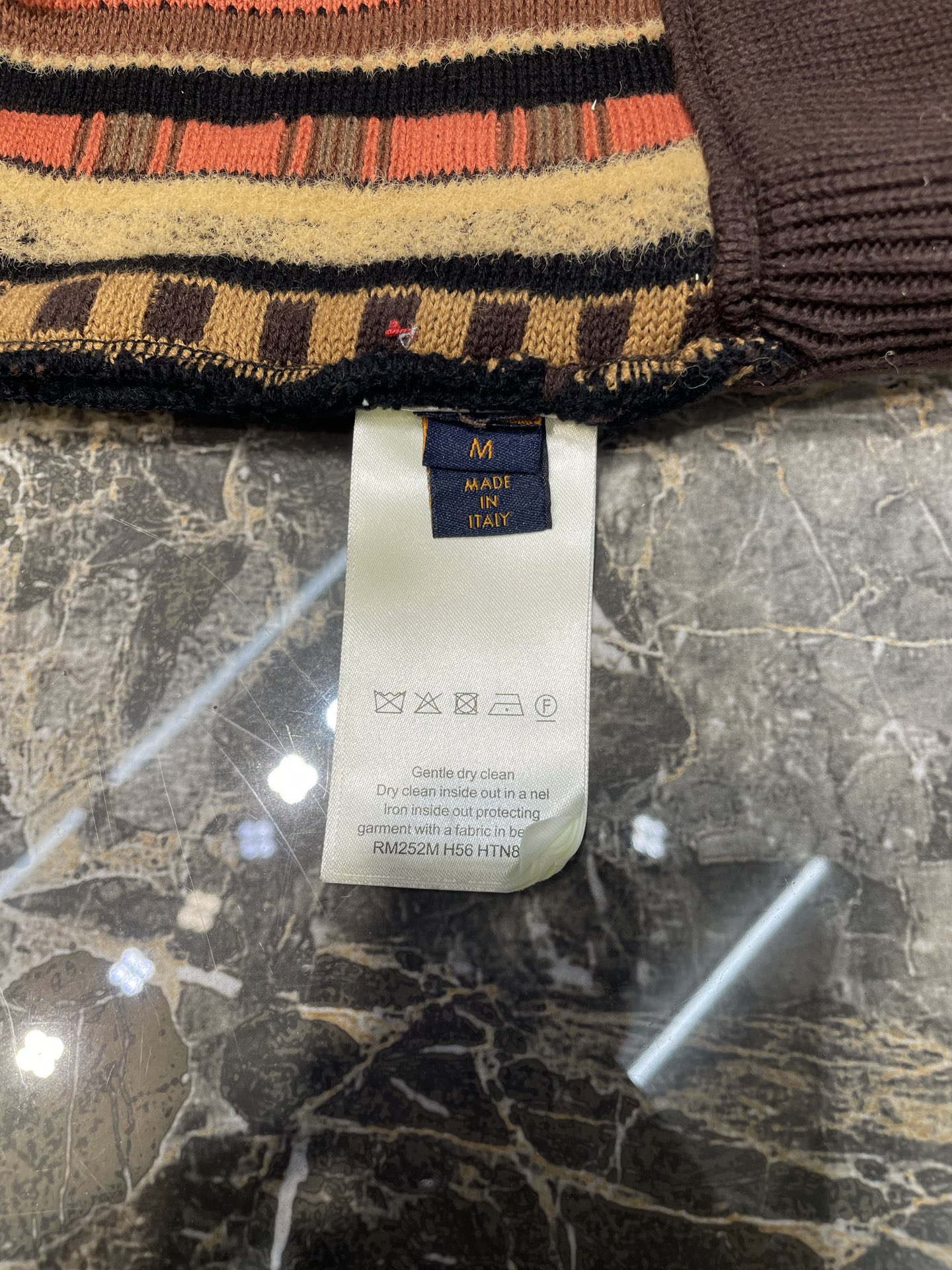 L X V 25FF X Nigo Half-zip turtleneck sweater