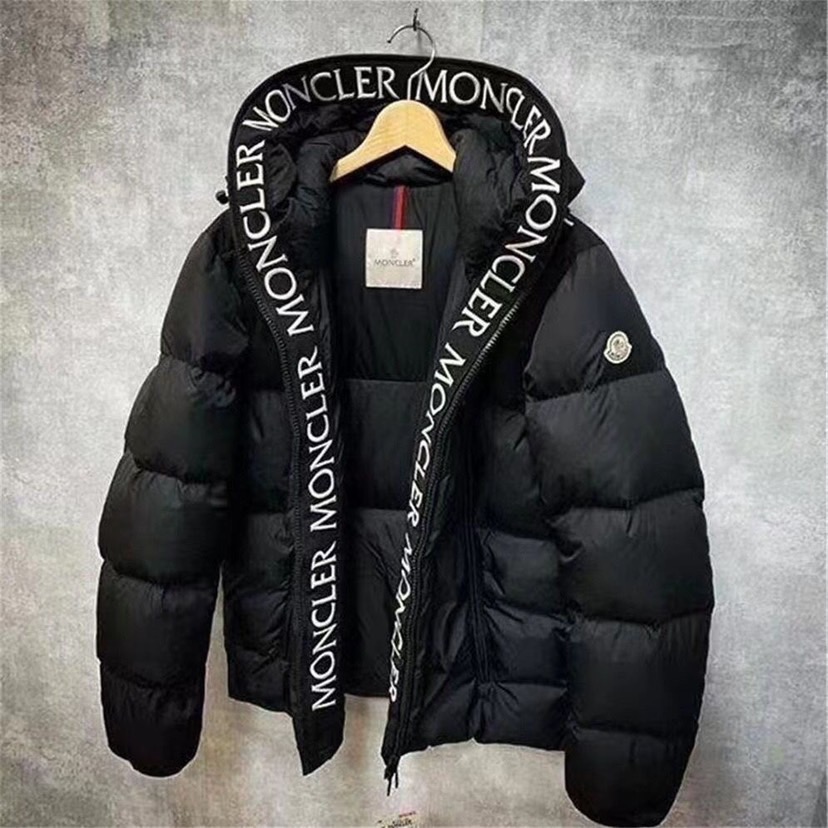 MONC Down Jacket Letter Coat