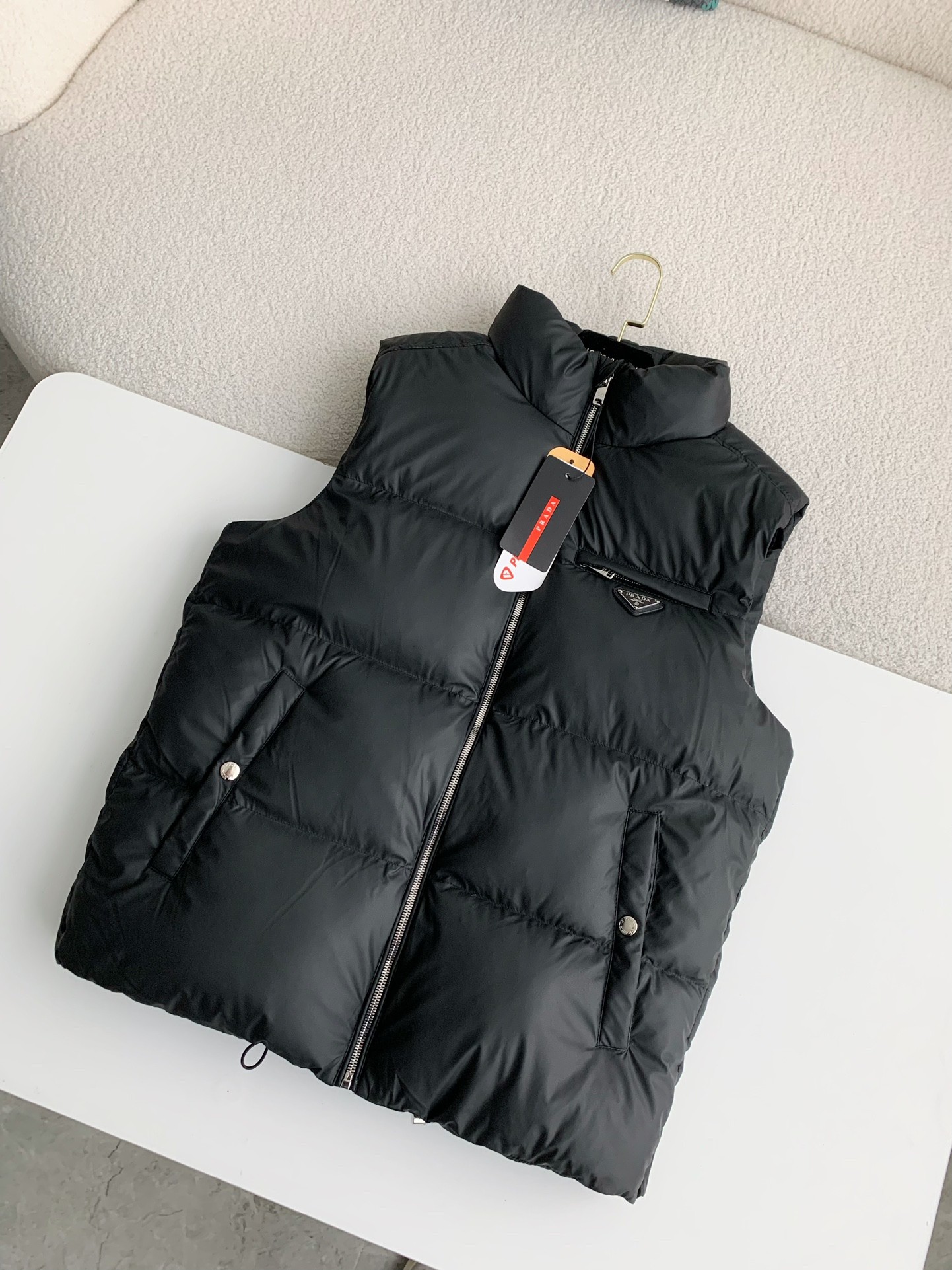 PRD white goose down vest