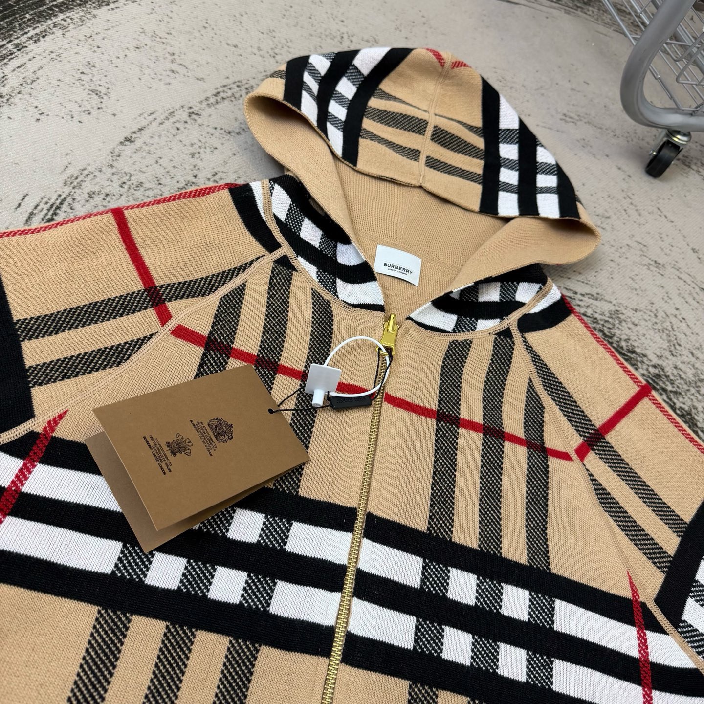 B B R Reversible Sheep Wool Knit Jacket