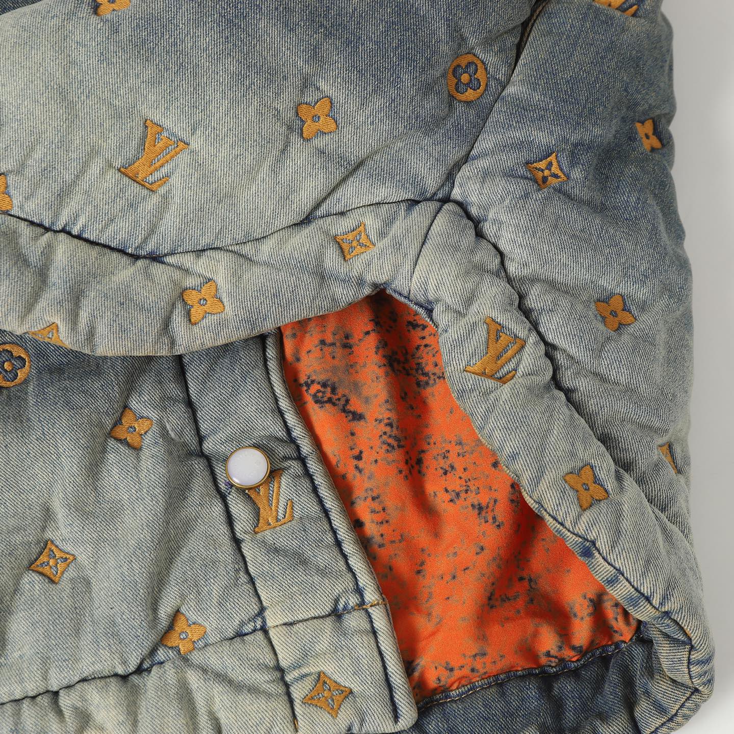 L X V  Embroidered Cotton Jacket