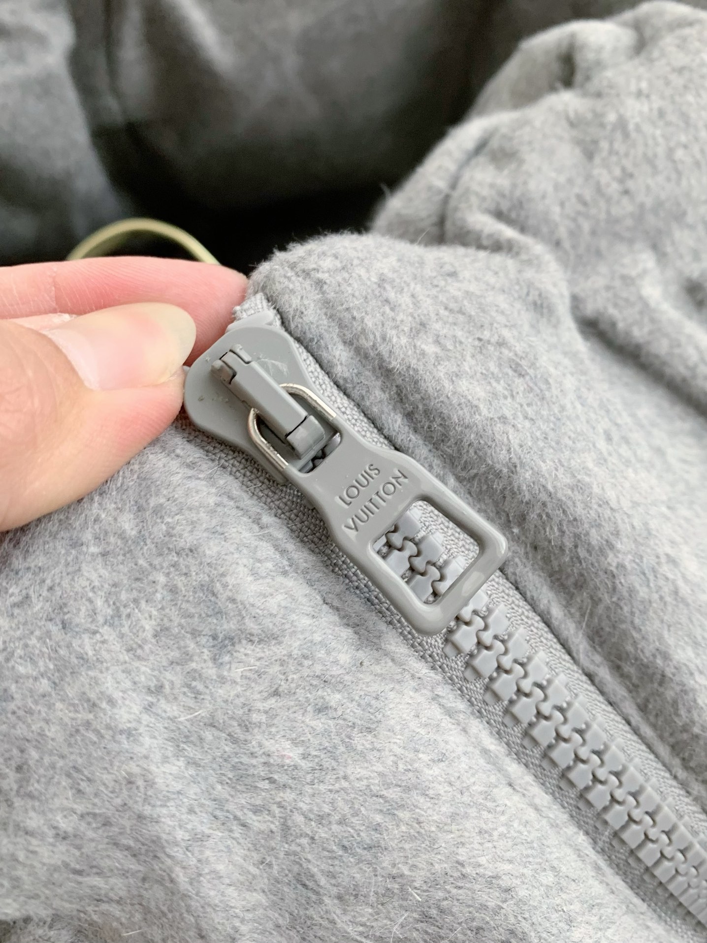 L X V zip hooded jacket