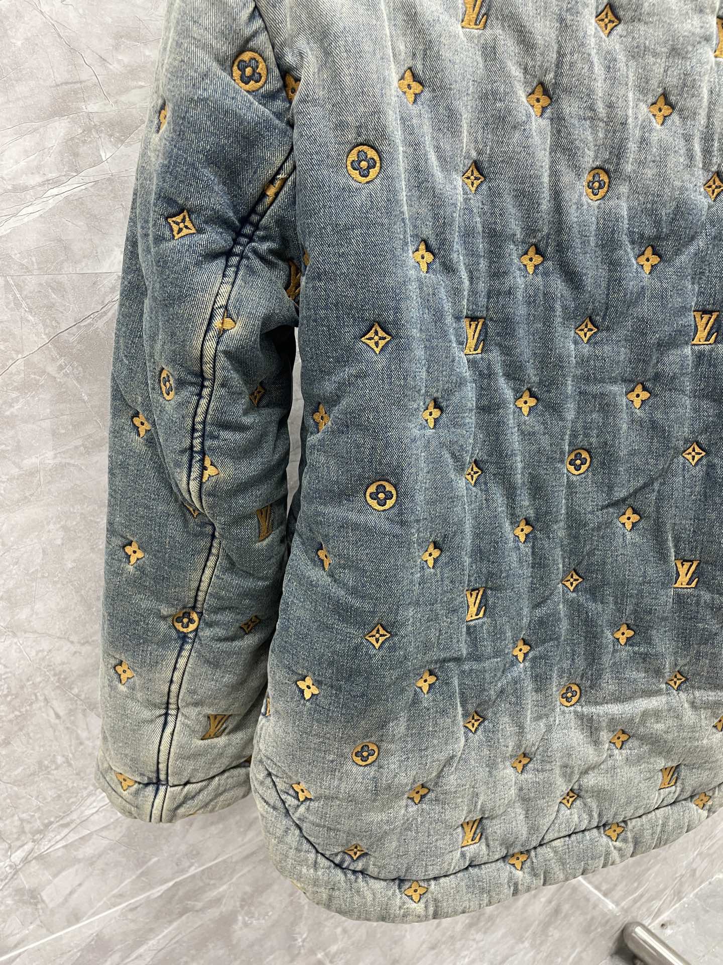 L X V  Embroidered Cotton Jacket