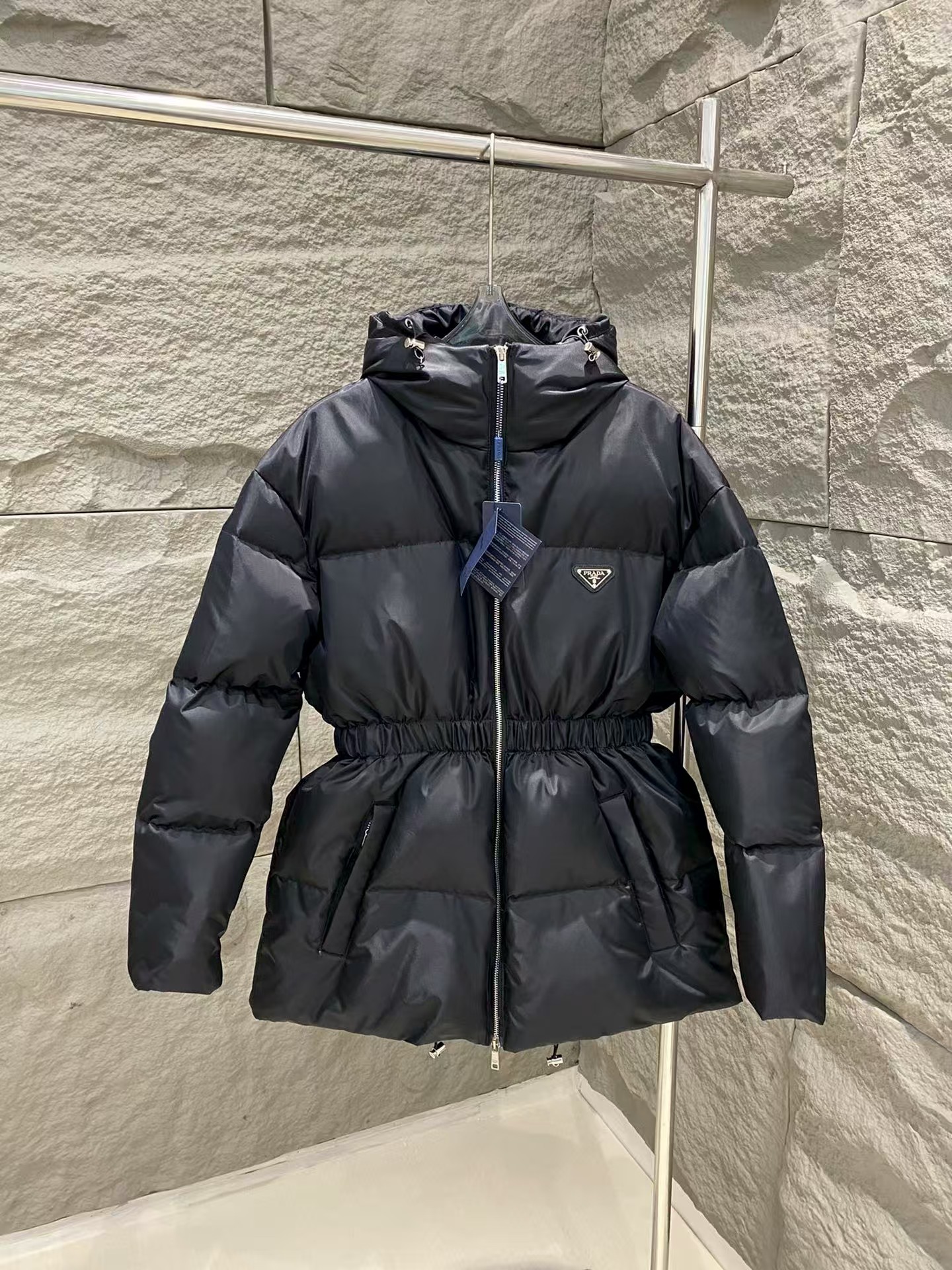 PRD logo stand collar down jacket（ Women's style）