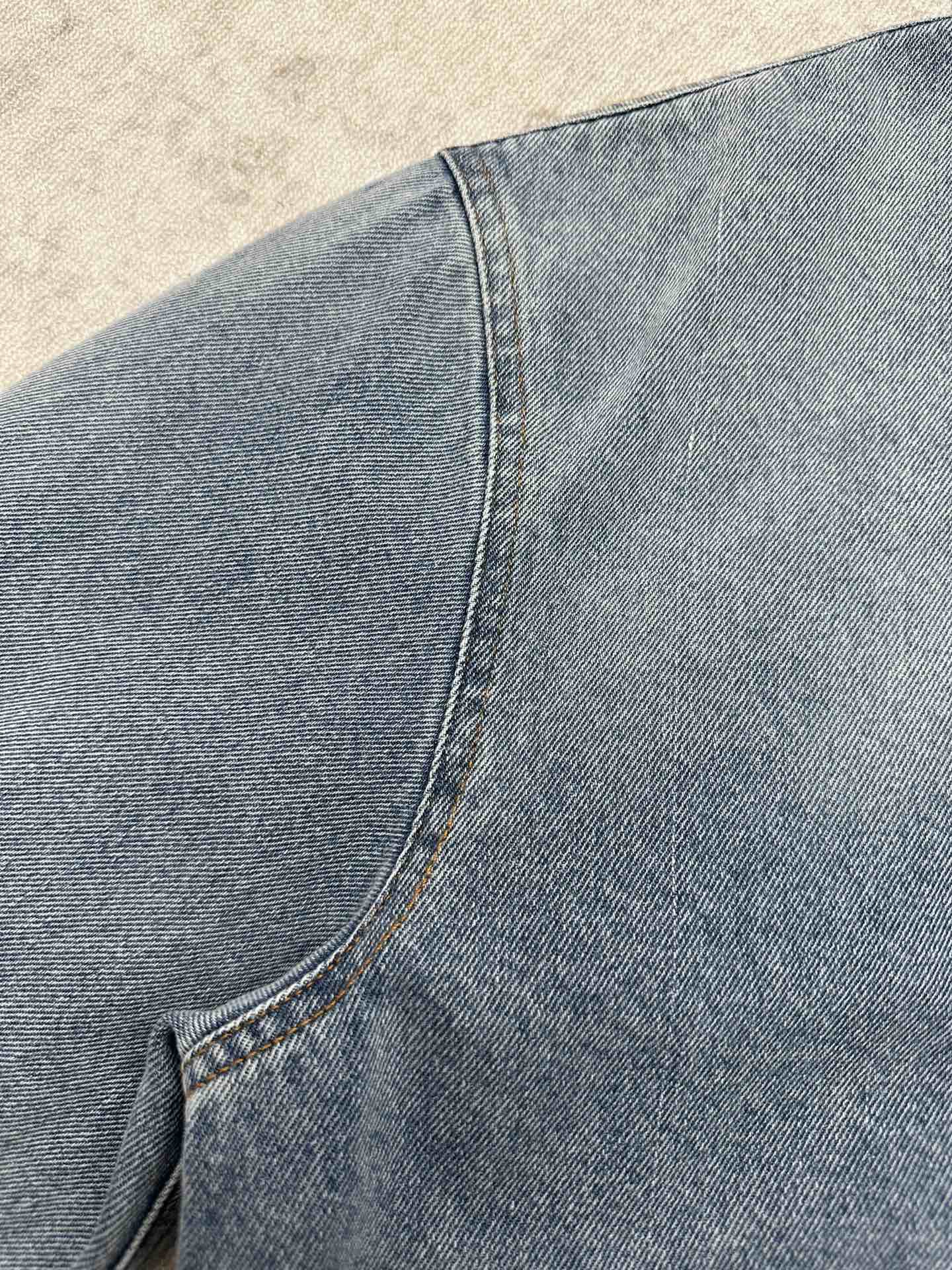 L X V Denim Hooded Jacket