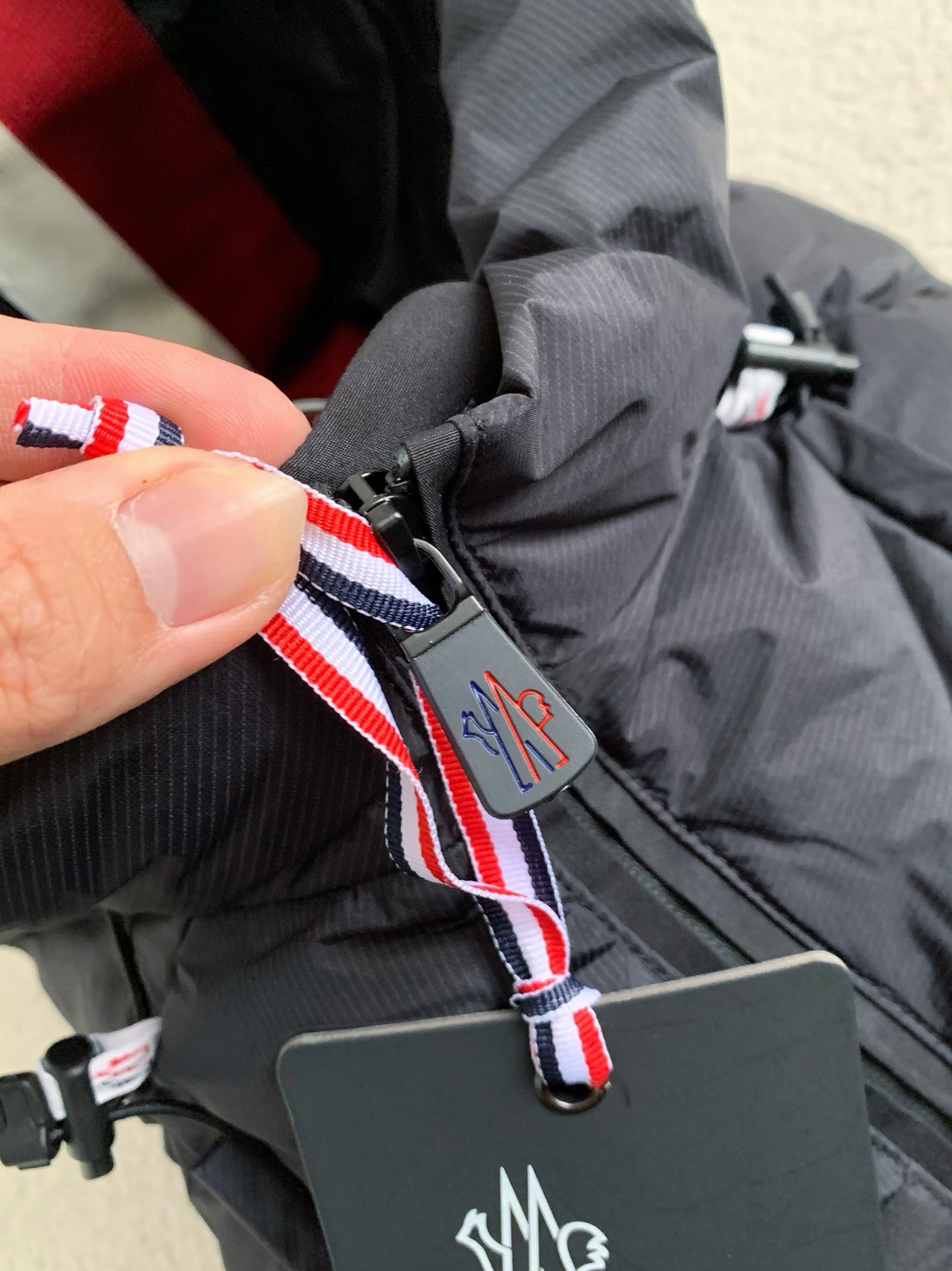 MONC Grenoble Nylon Hooded Down Jacket