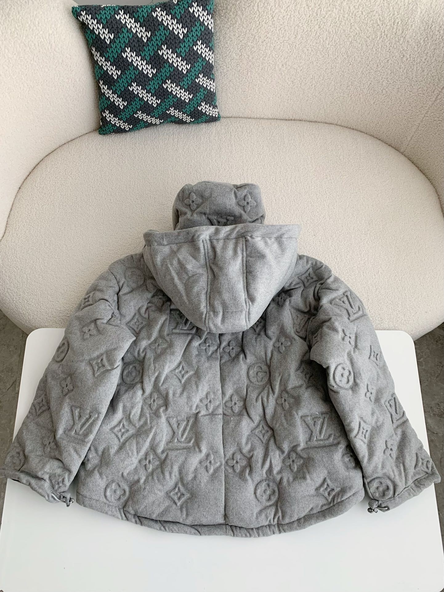 L X V zip hooded jacket