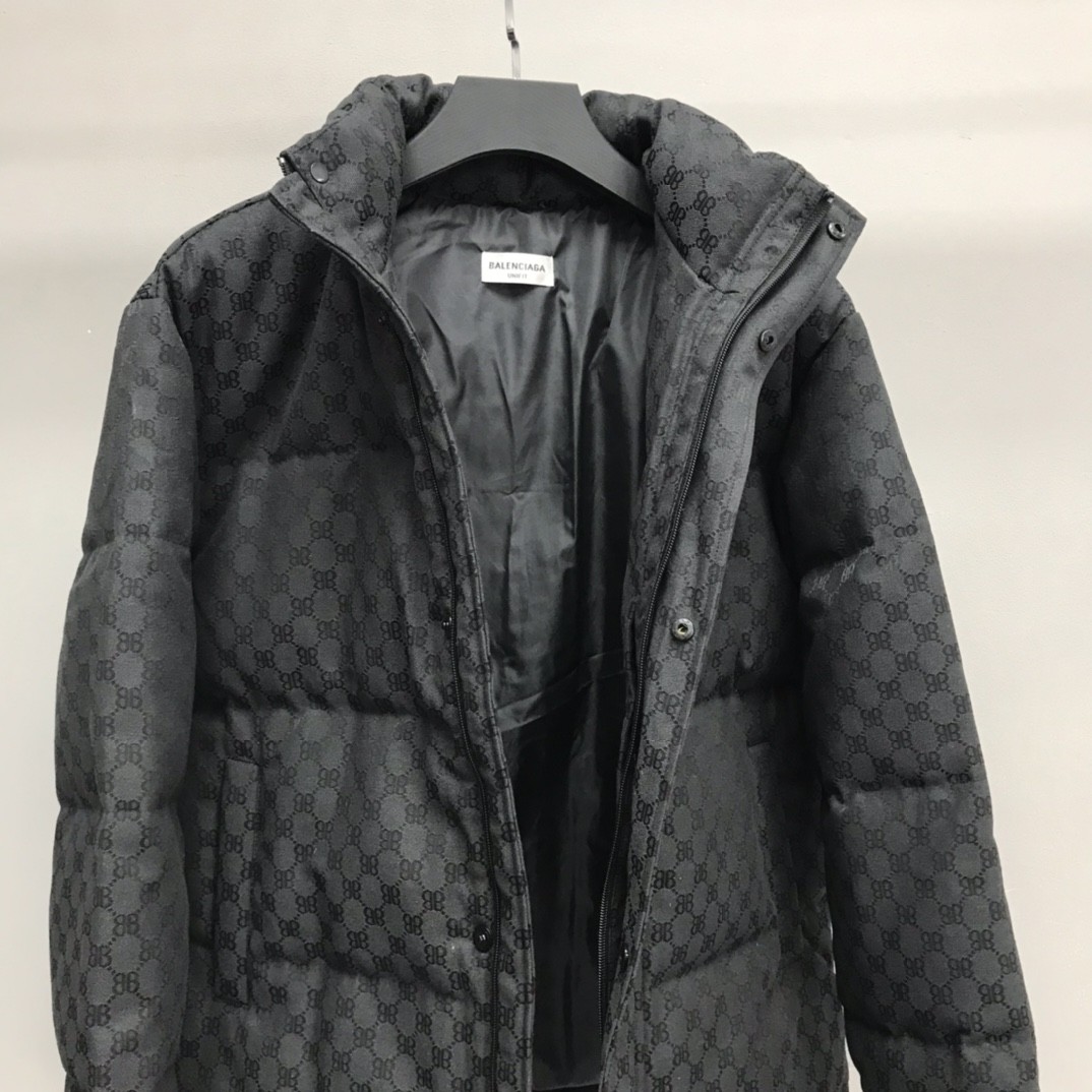 BLCG all-over printed double B down jacket