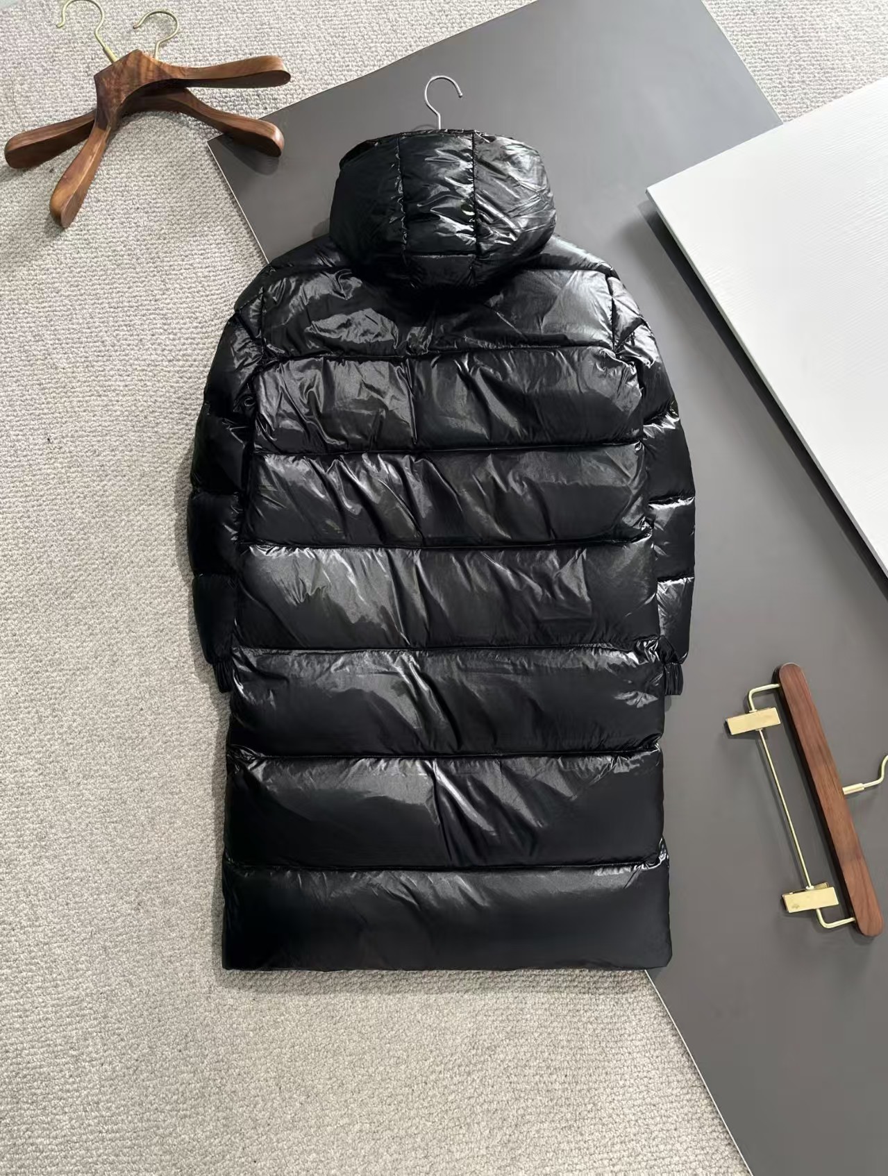MONC Long down jacket