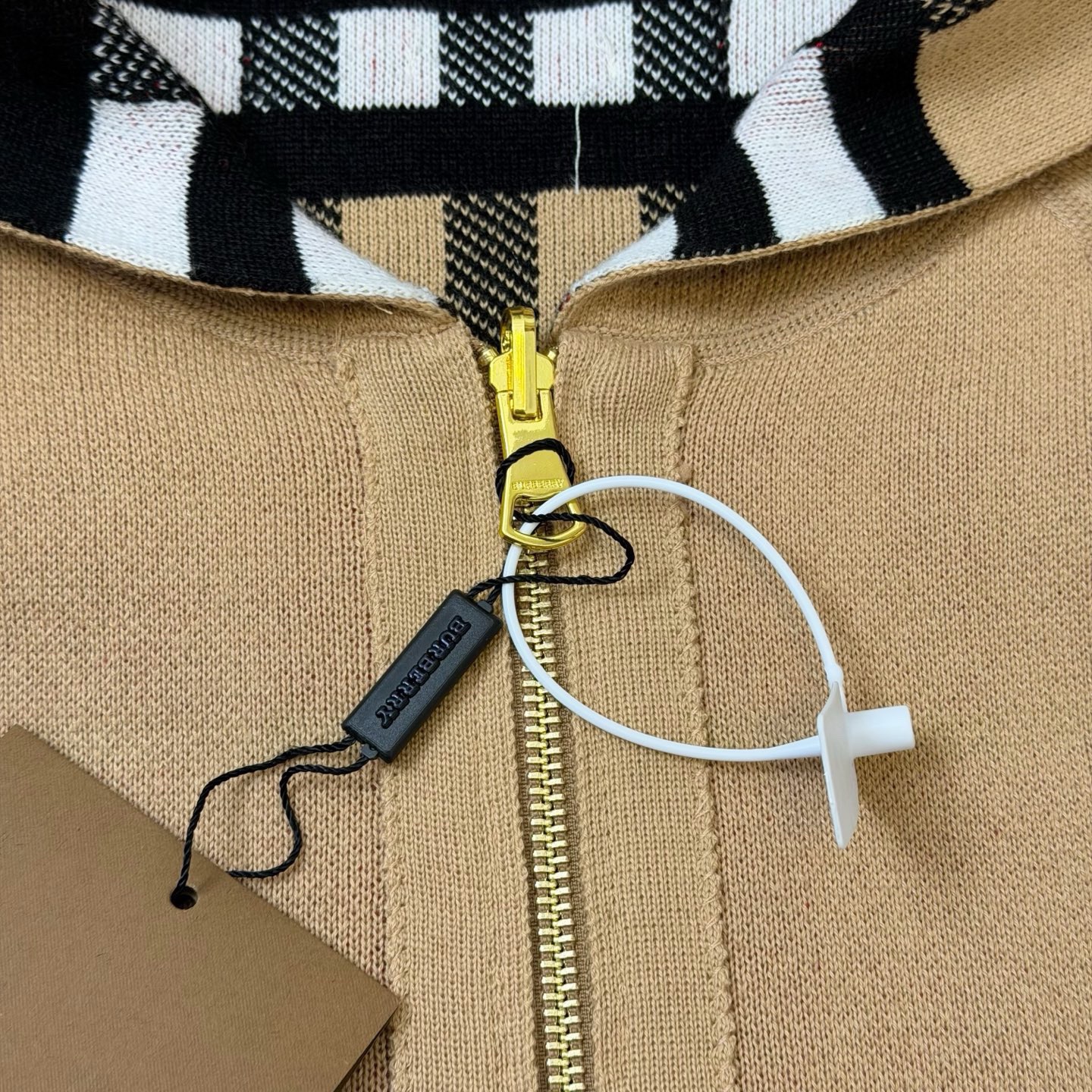 B B R Reversible Sheep Wool Knit Jacket