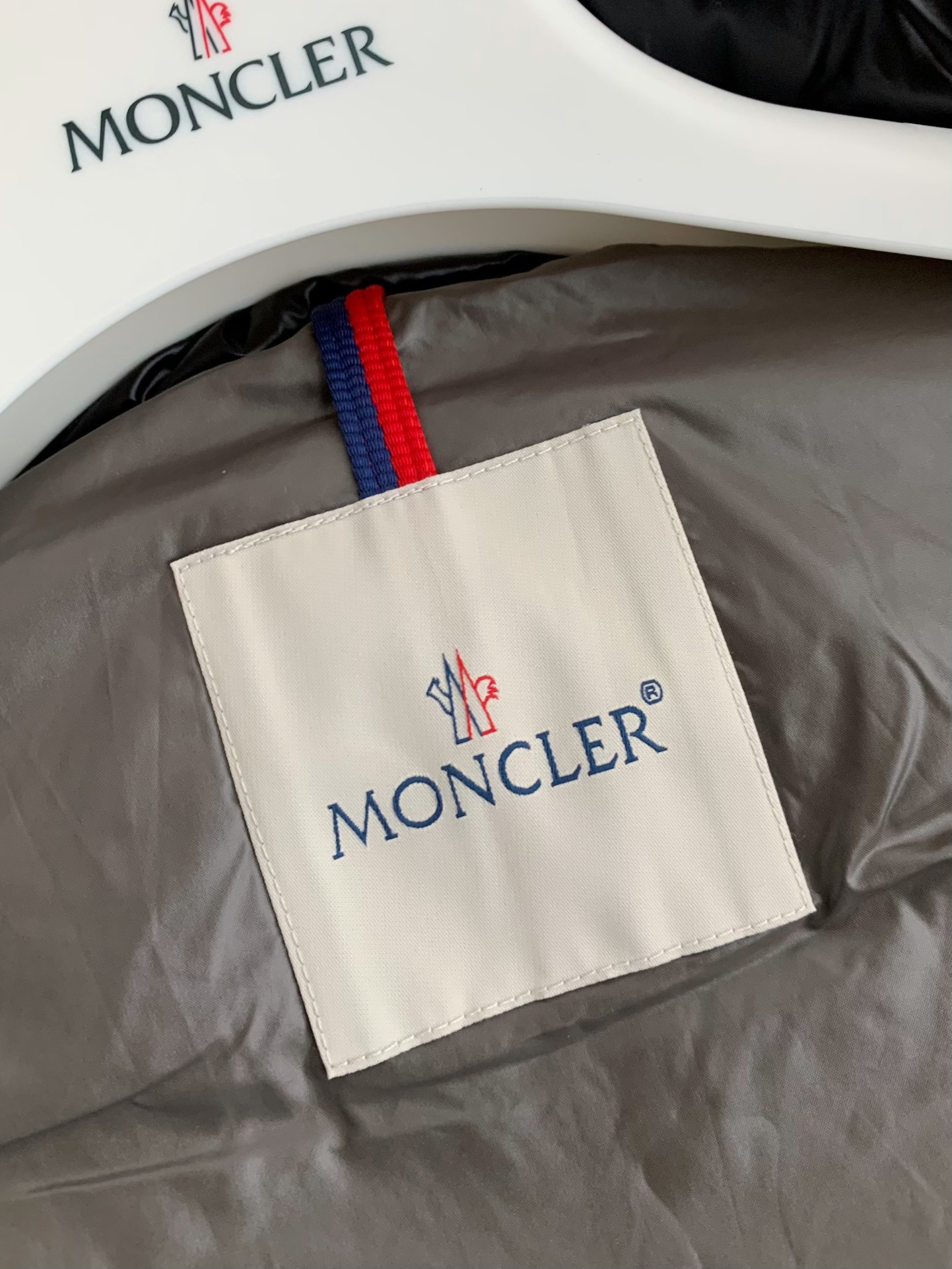 MONC down stand collar vest