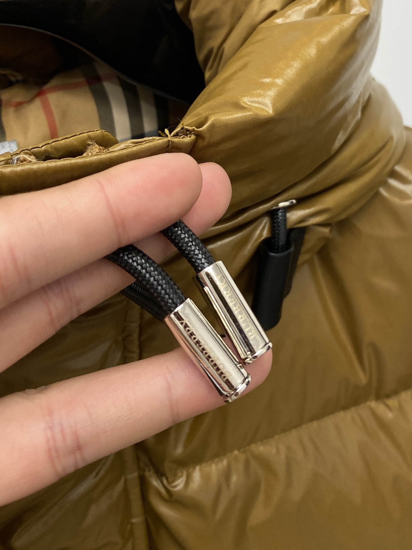 B B R Down Jacket Puffer Coat Brown