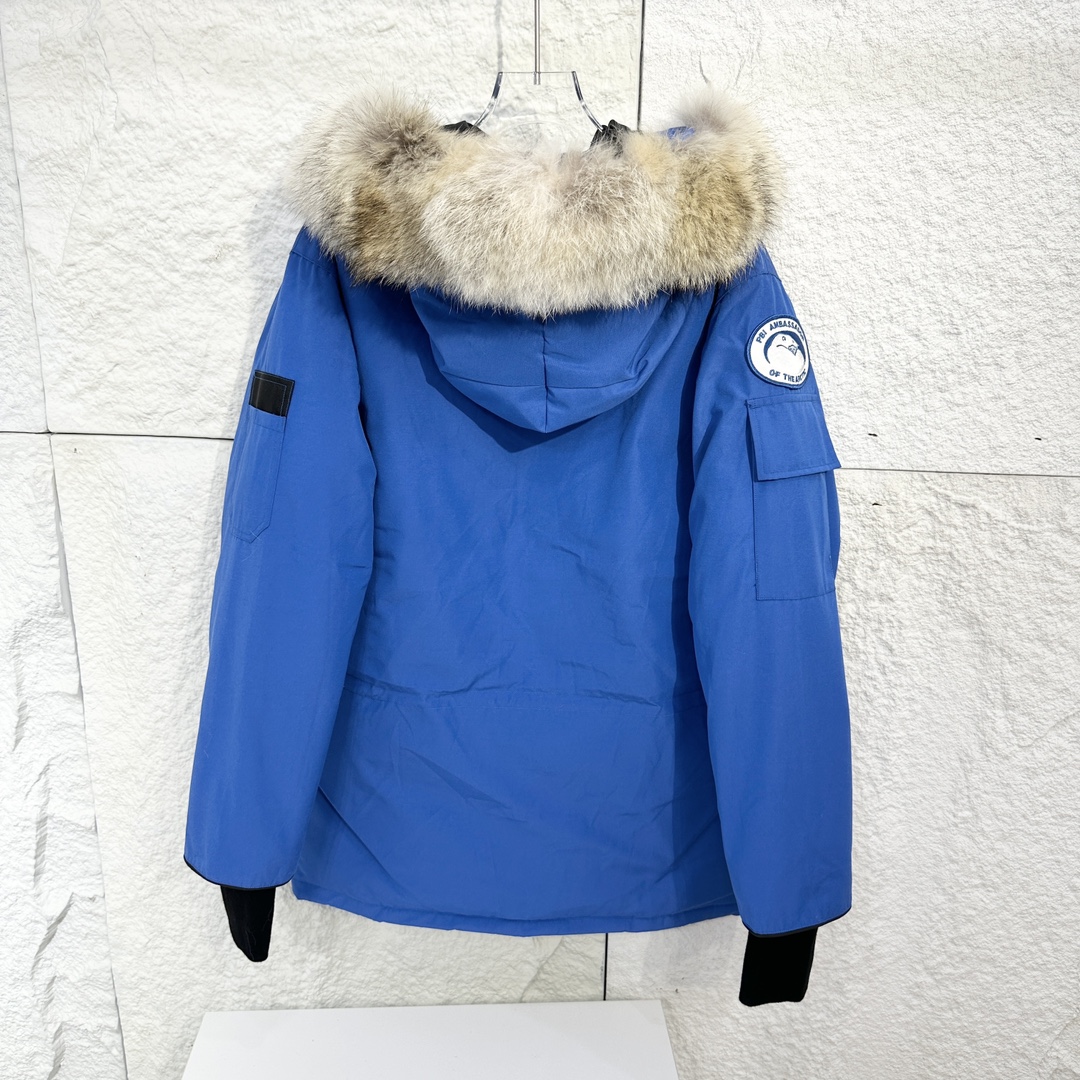 Canada G Down Jacket Puffer Coat Blue