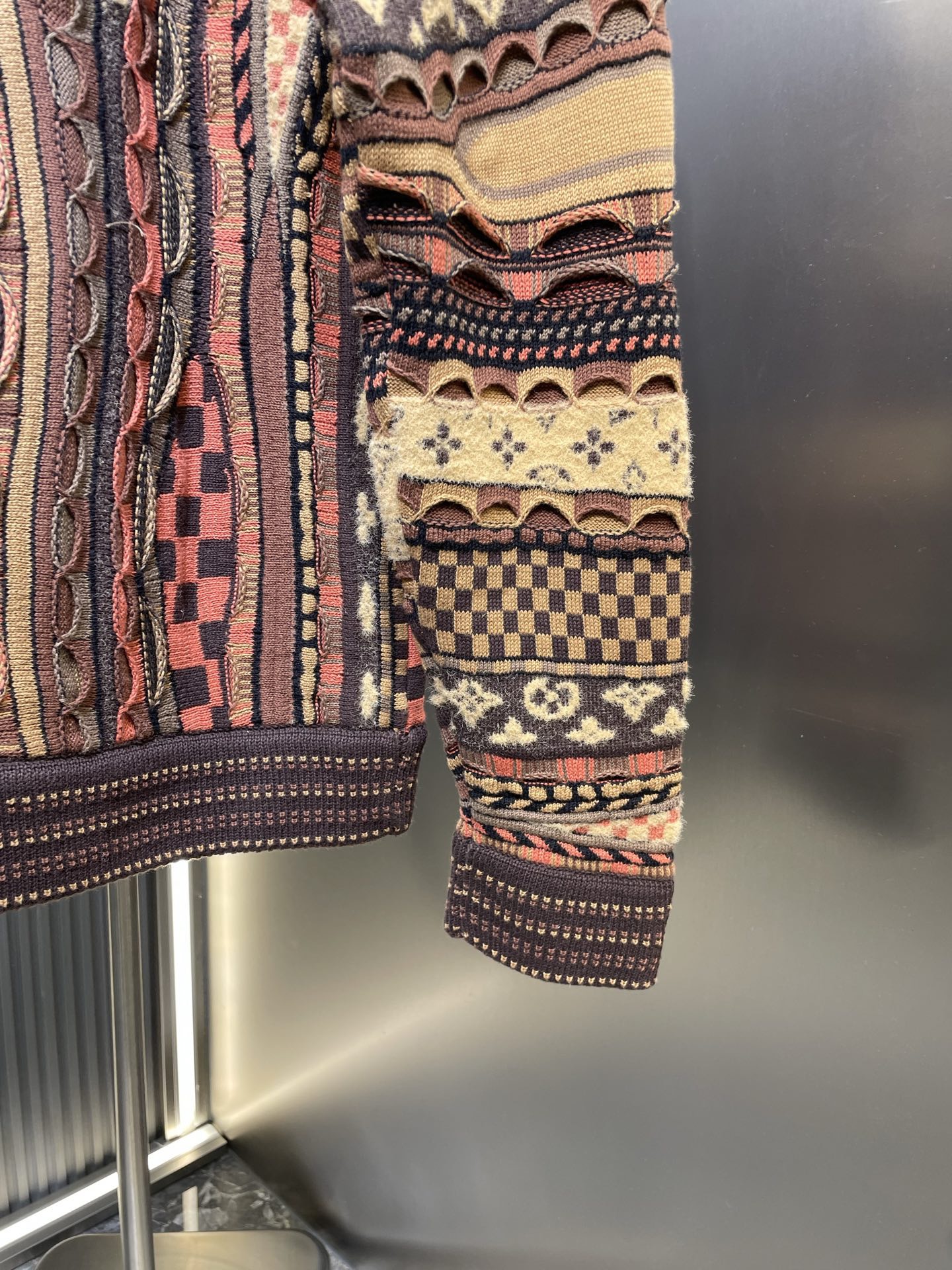 L X V 25FF X Nigo Half-zip turtleneck sweater