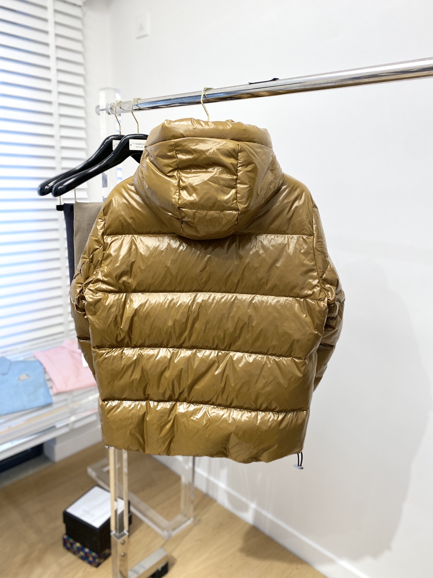 B B R Down Jacket Puffer Coat Brown