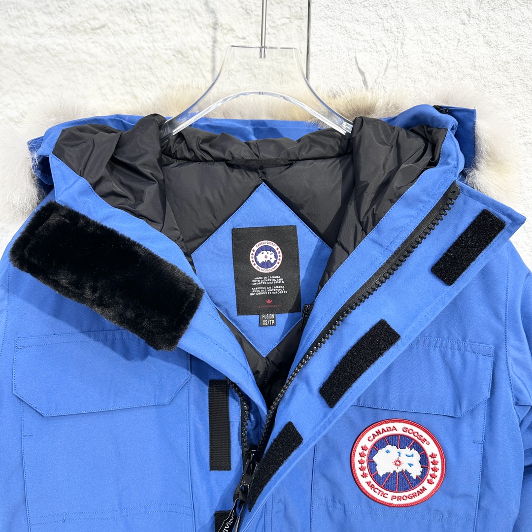 Canada G Down Jacket Puffer Coat Blue