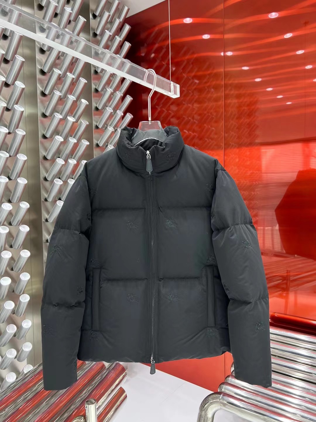 B B R Down Jacket Puffer Coat Black