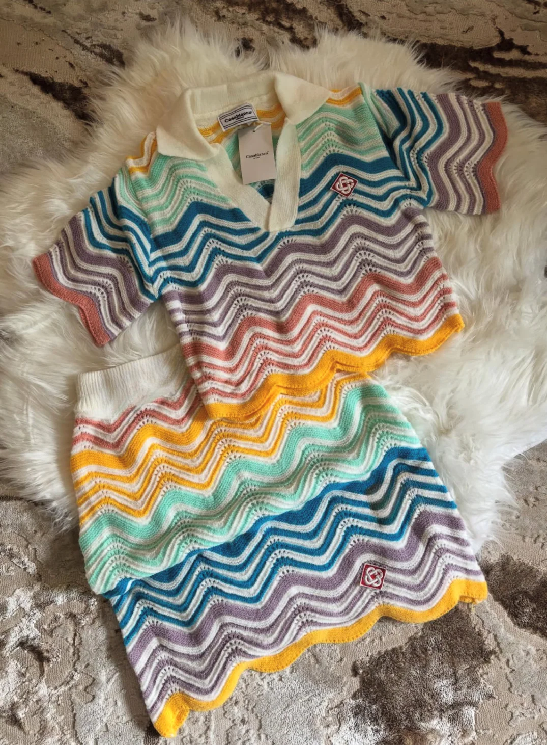 Casablanca two piece pastel