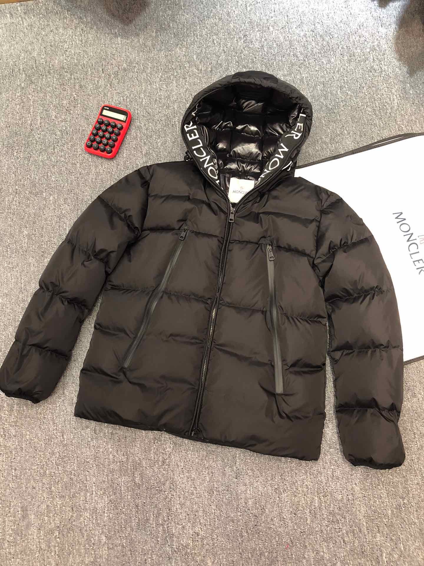 MONC Down Jacket Letter Coat