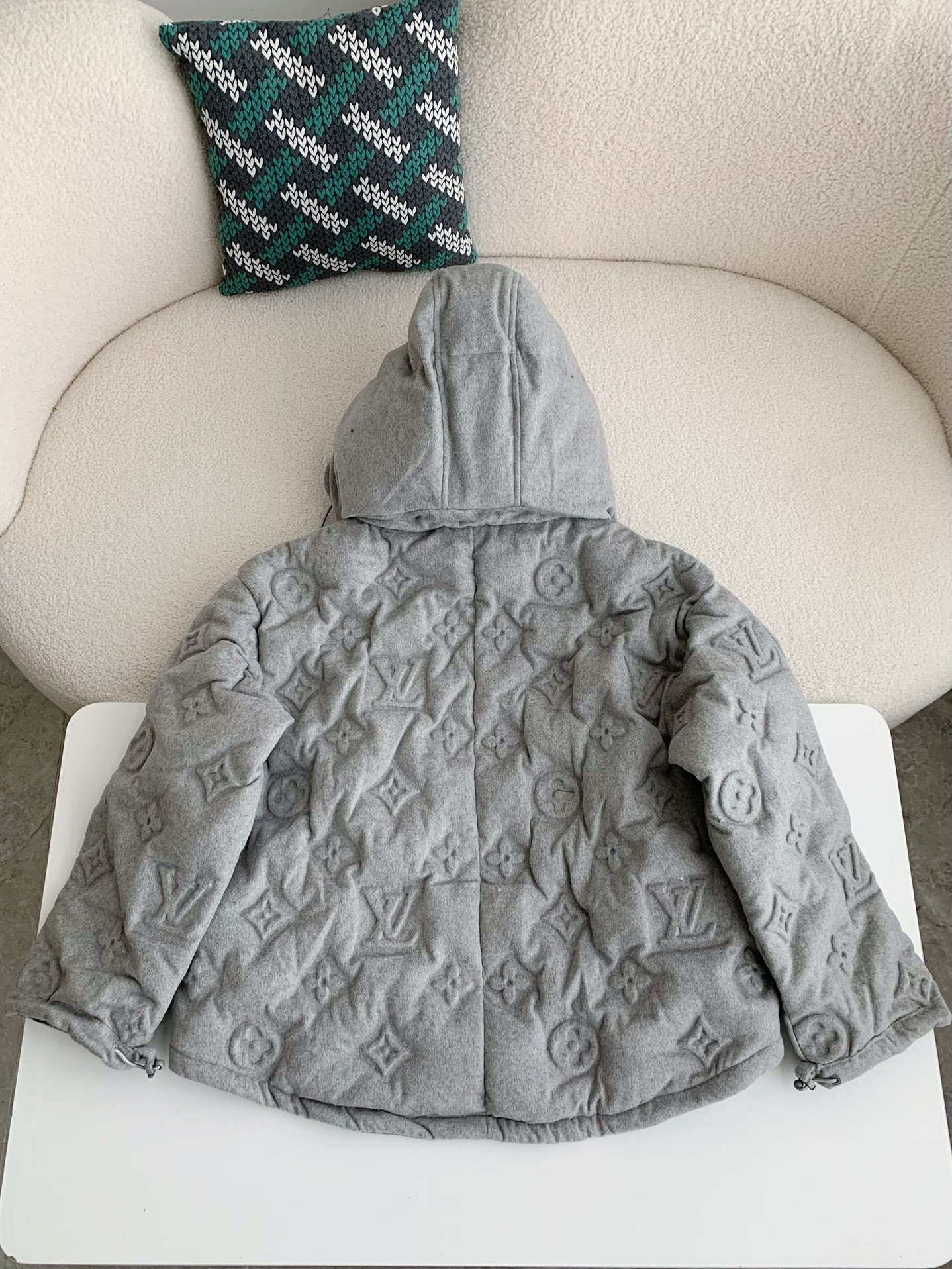 L X V zip hooded jacket