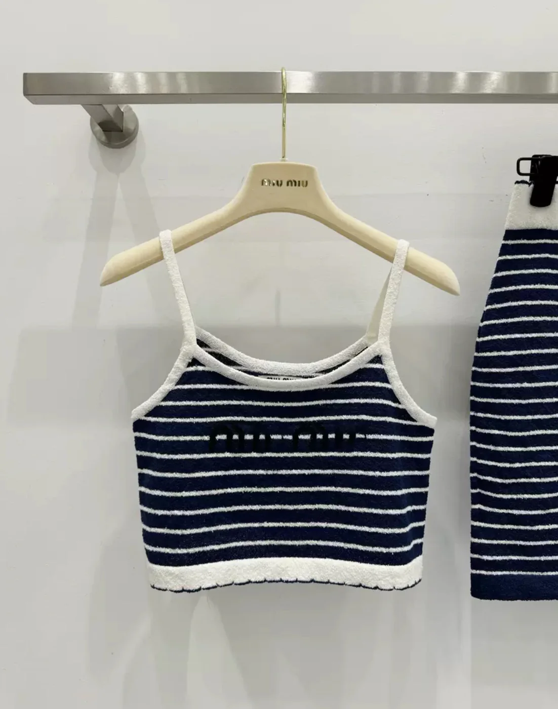 Miu Miu set stripes