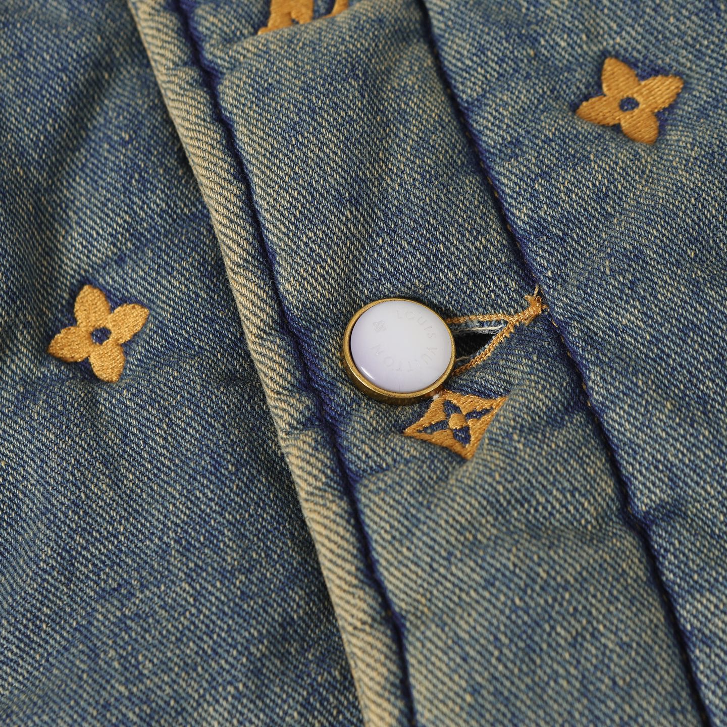 L X V  Embroidered Cotton Jacket