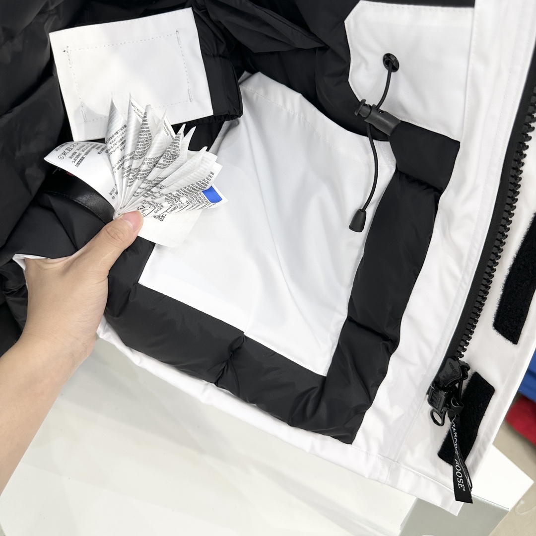 Canada G Down Jacket Puffer Coat White