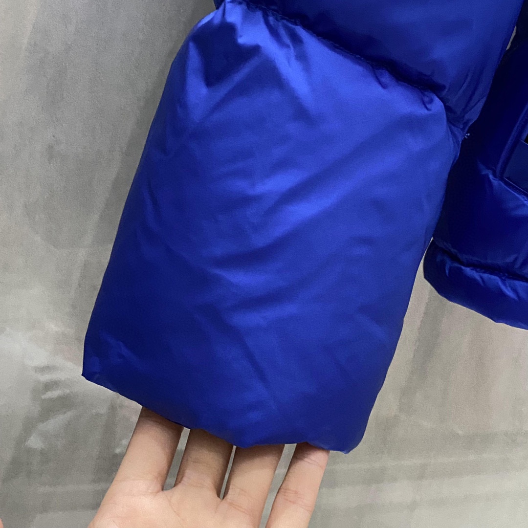 B B R Down Jacket Puffer Coat Blue