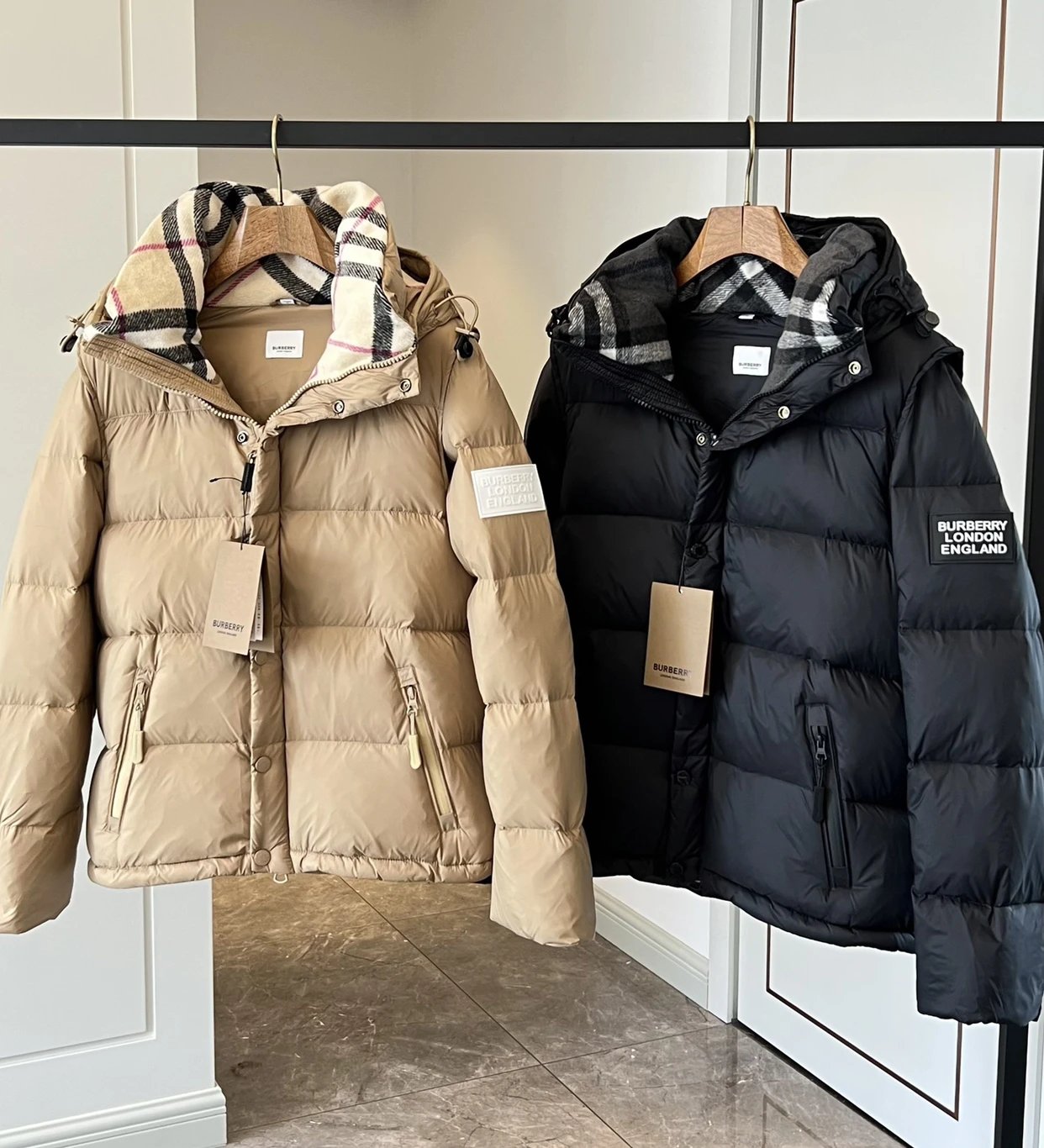B B R Down Jacket Puffer Coat
