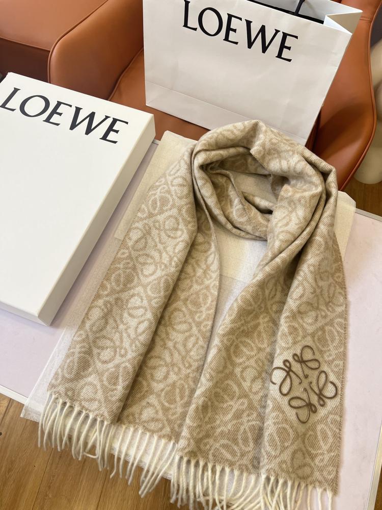 LOEWE SCARF BEIGE