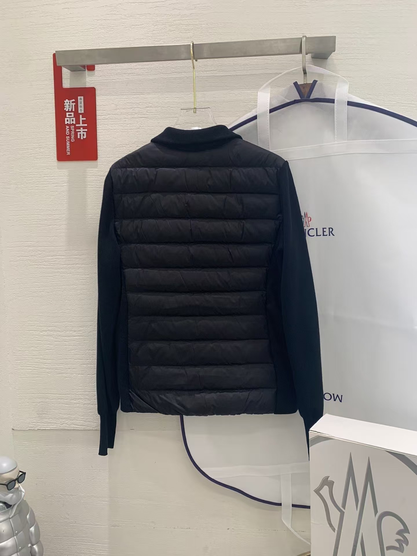 MONC Autumn and Winter New Women's Knitted Down Sweater