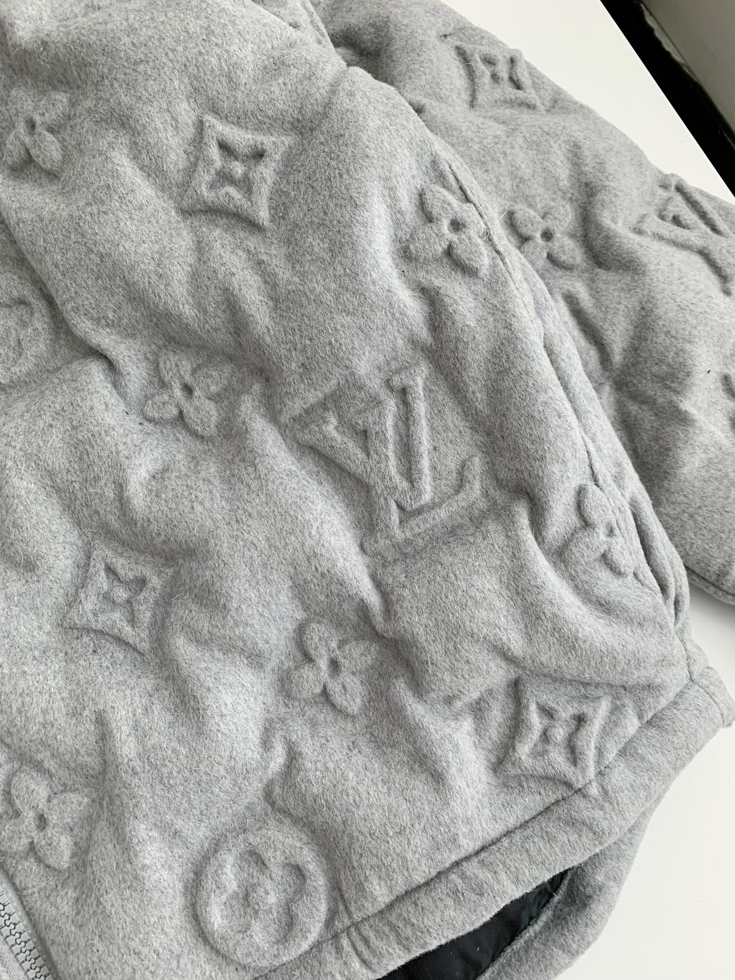 L X V zip hooded jacket