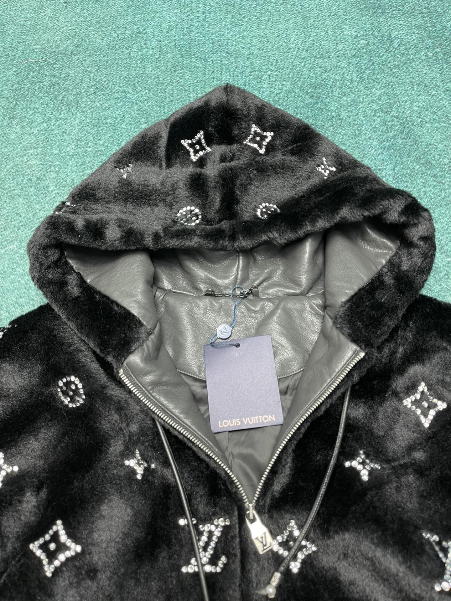 L X V Sequin Hooded Jacket 2025