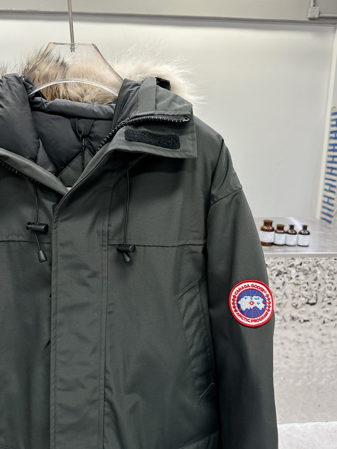 Canada G Long down jacket