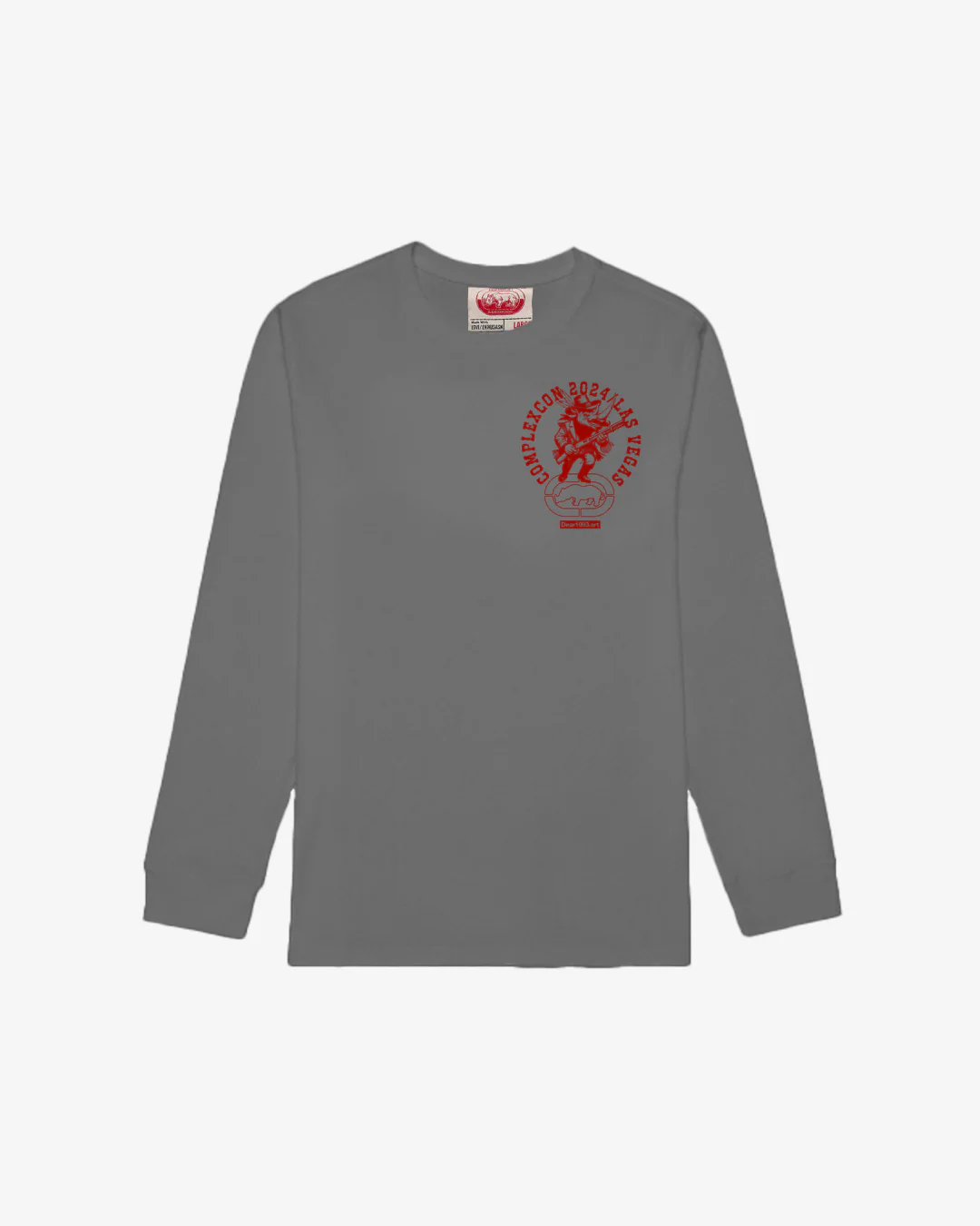 RUNNING RHINOS Long Sleeve Knit Shirt