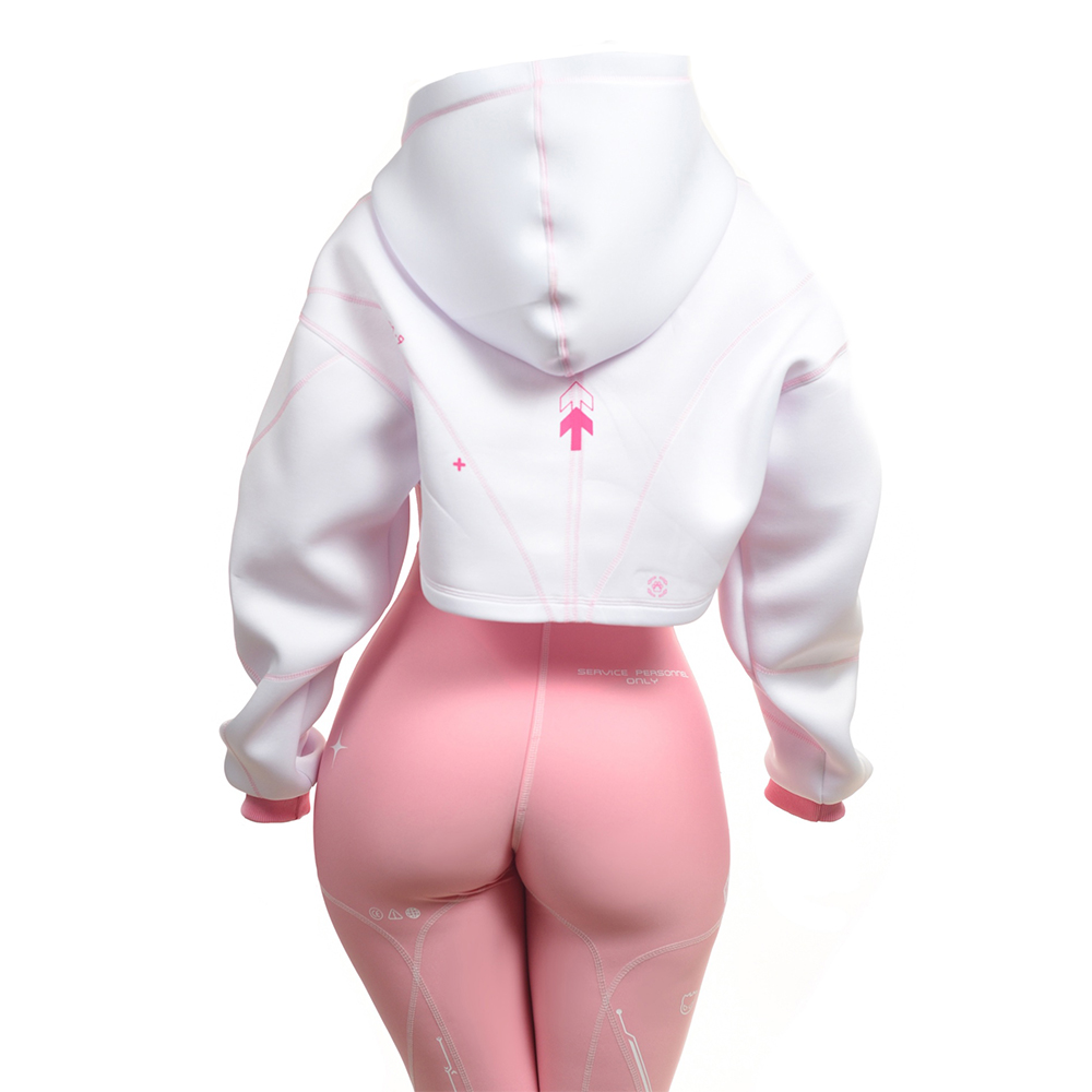 Cyberpunk Futuristic Mechanical Style Women's Sports Yoga Outfit Set