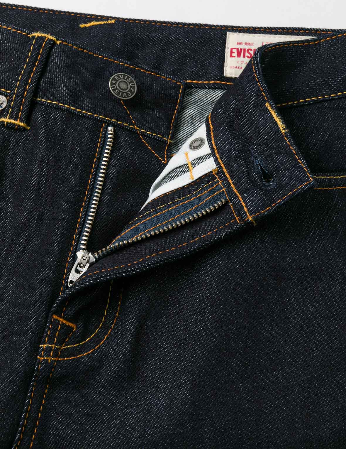 Seagull Embroidery with Metal Studs Relax Fit Jeans