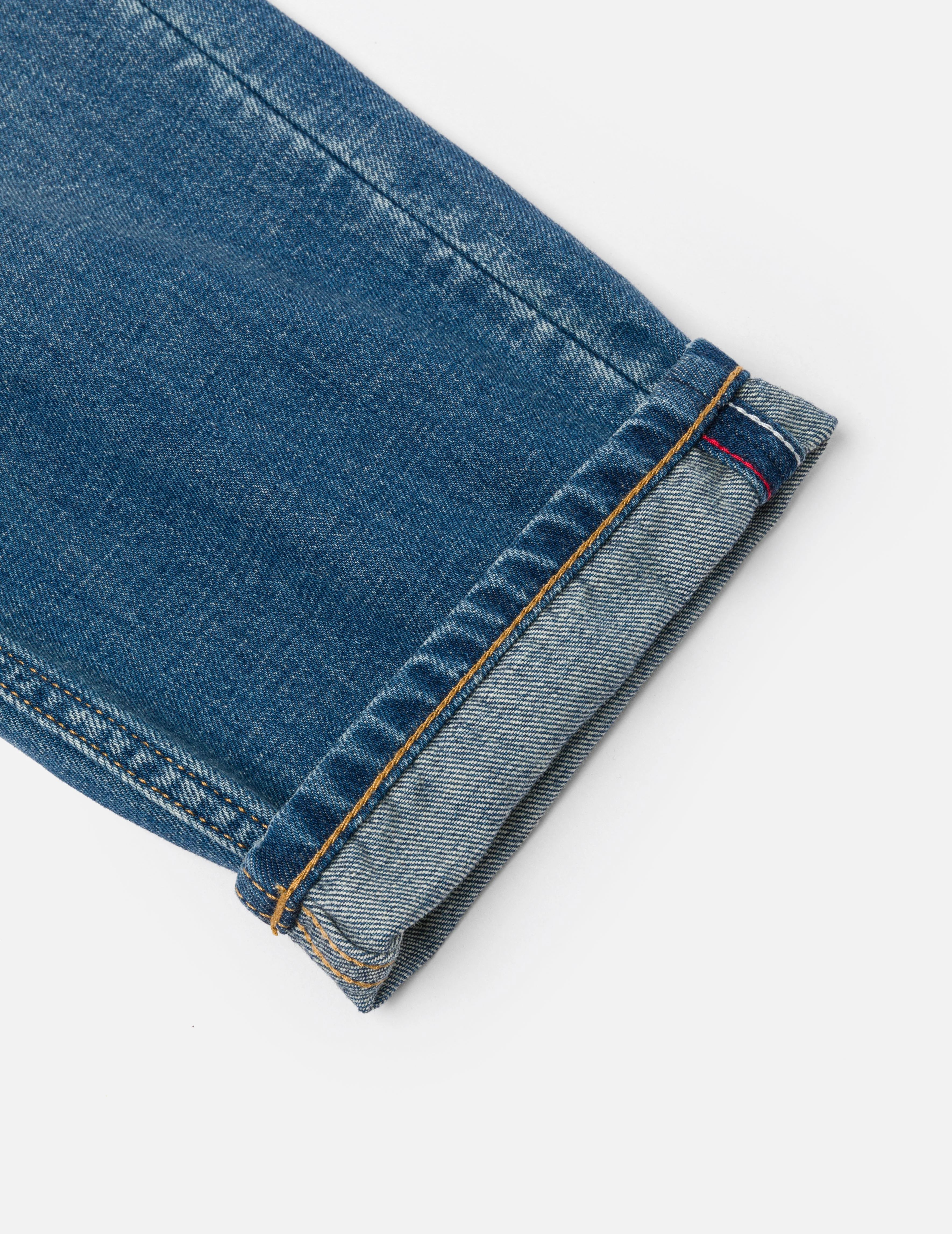 Rhinestone Logo and Seagull Print Boyfriend Jeans