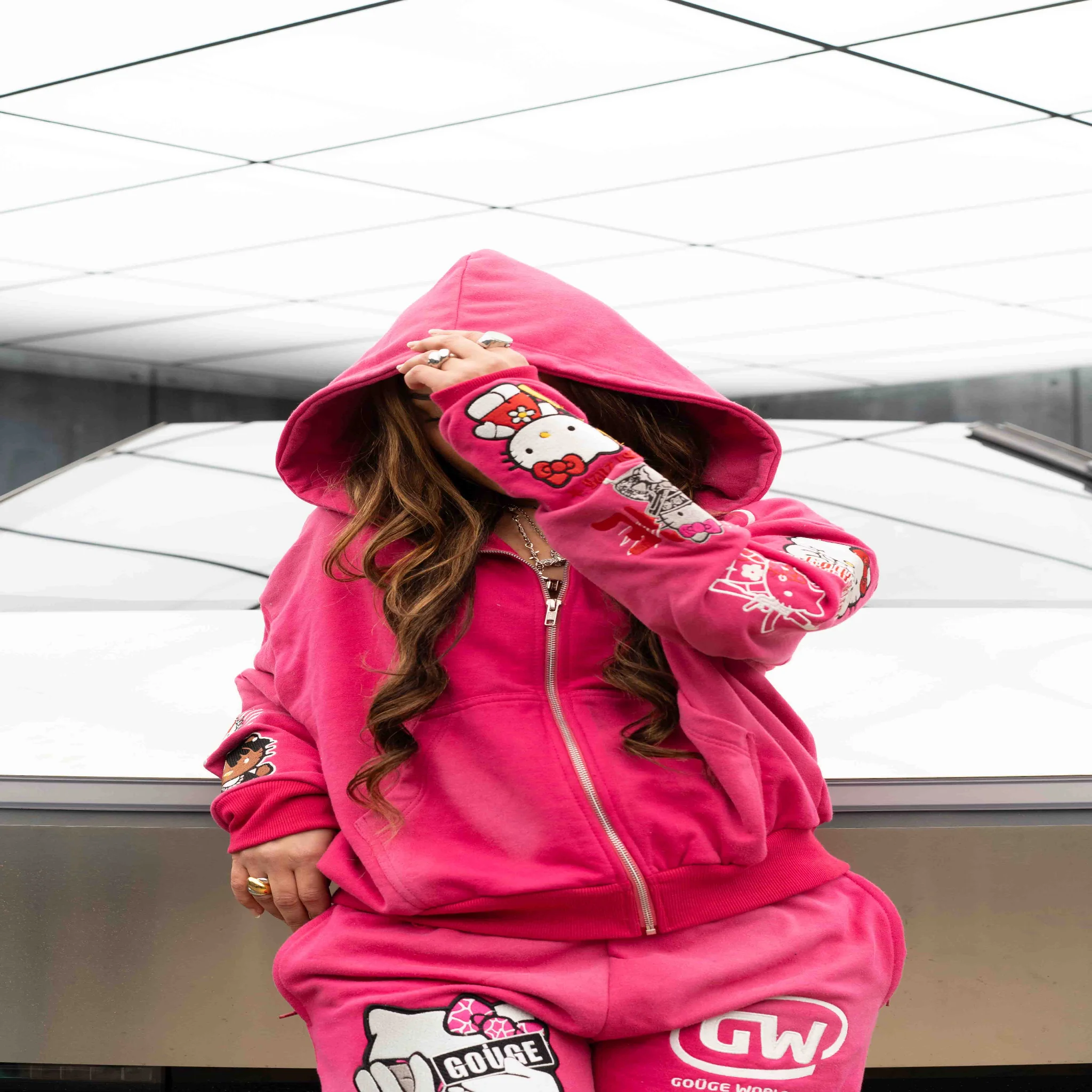 HK3 HOODIE PINK