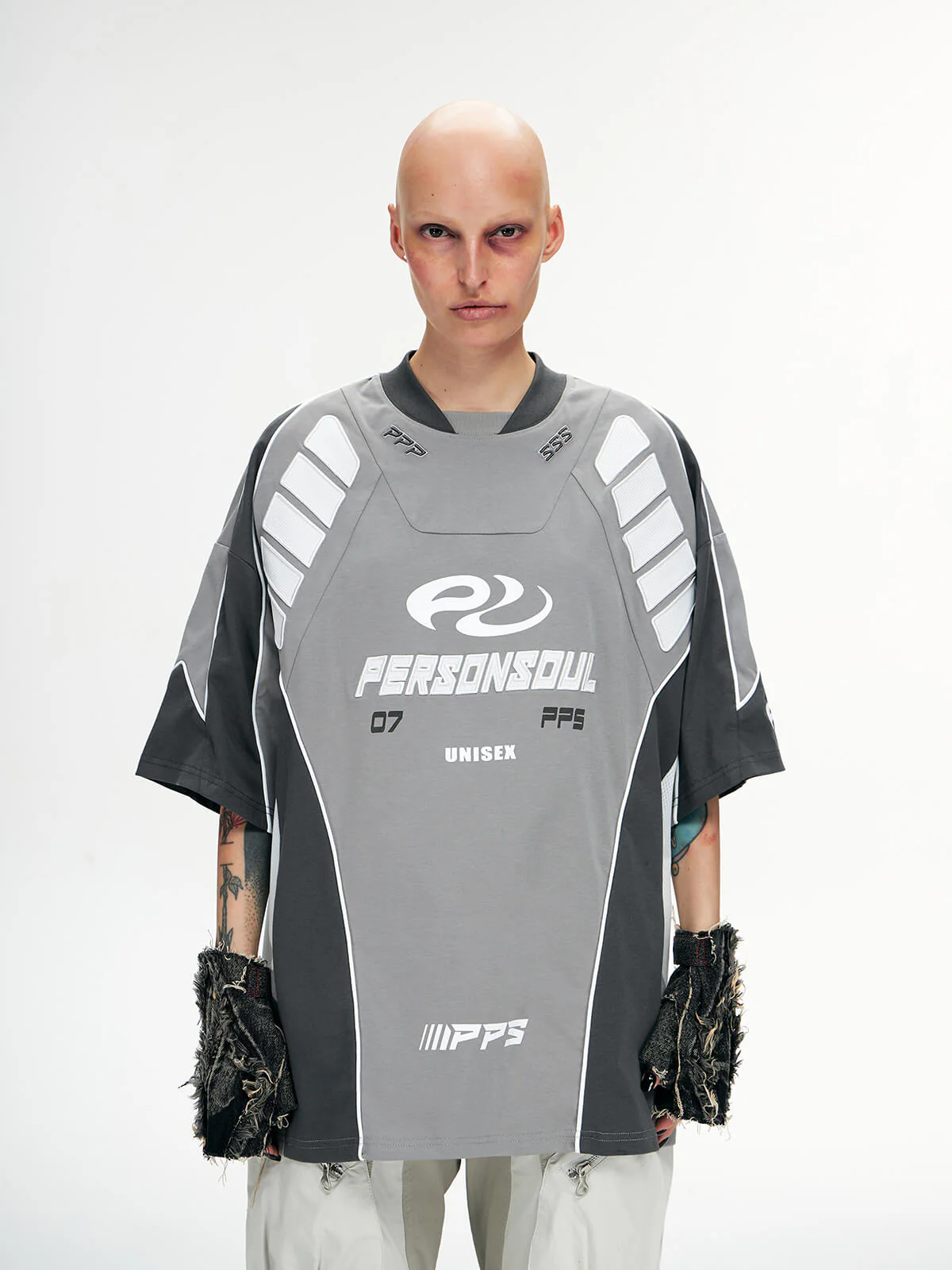 Personsoul Racing Logo Oversized T-Shirt
